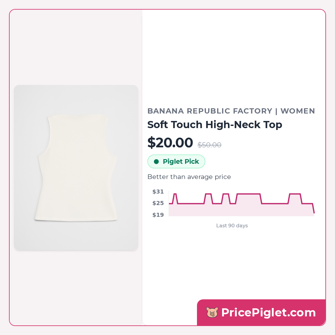 Soft Touch High-Neck Top