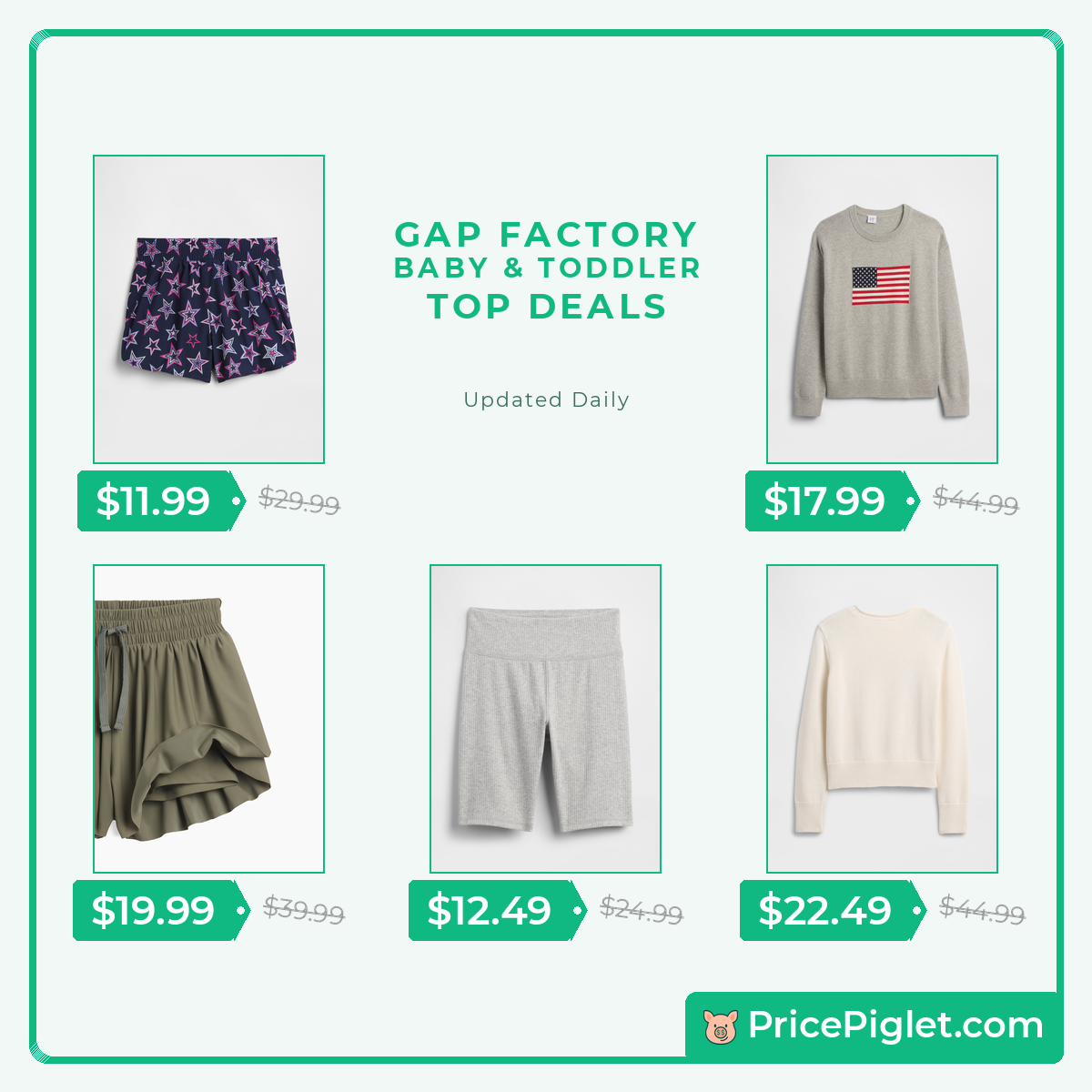 Baby & Toddler Deals at Gap Factory Today