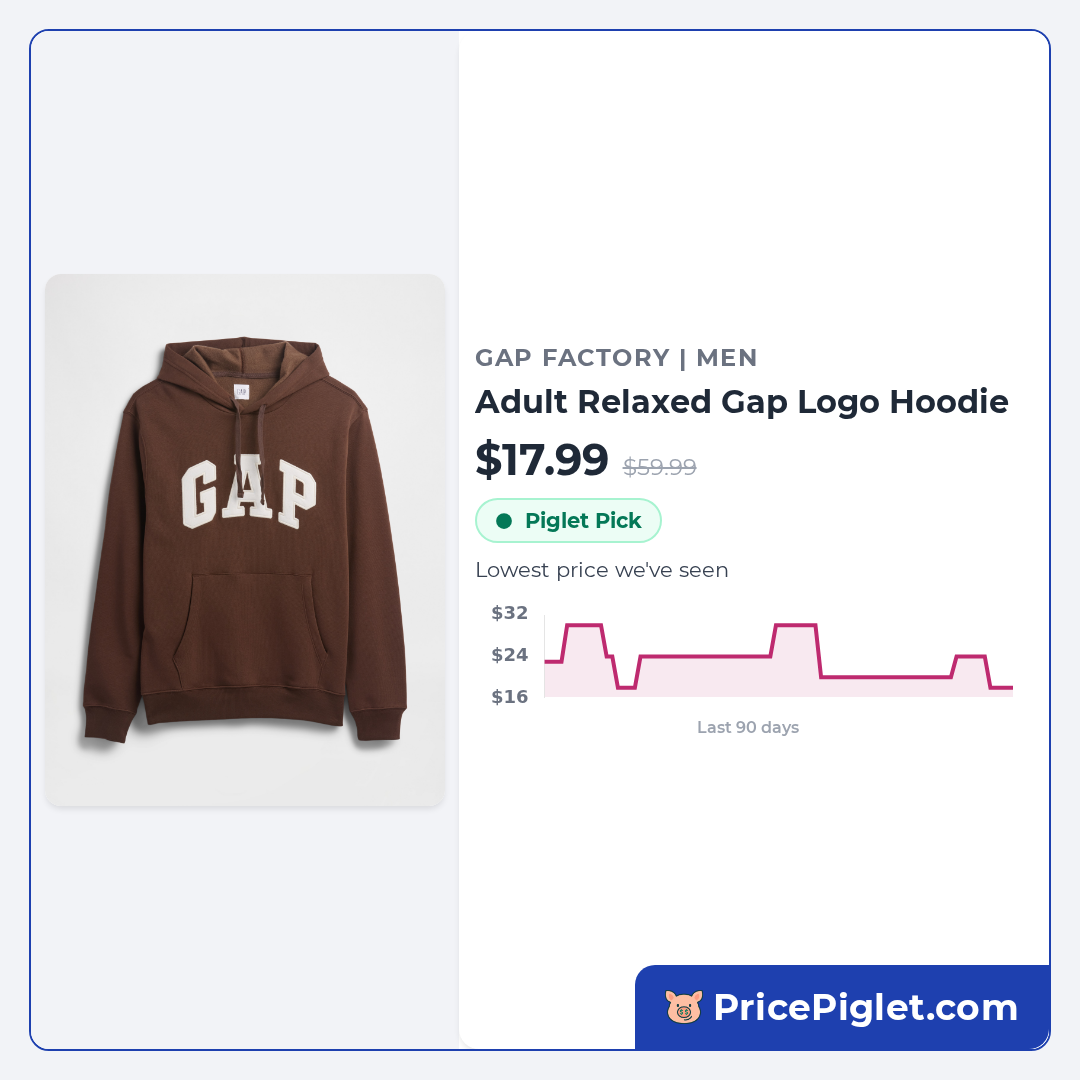 Adult Relaxed Gap Logo Hoodie