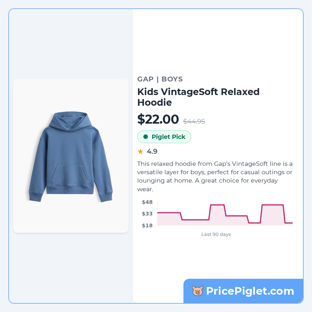 Kids VintageSoft Relaxed Hoodie