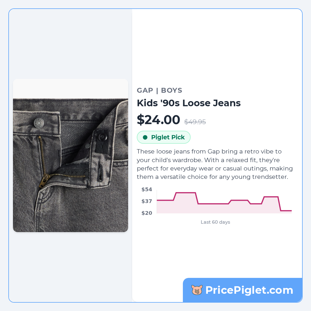 Kids '90s Loose Jeans