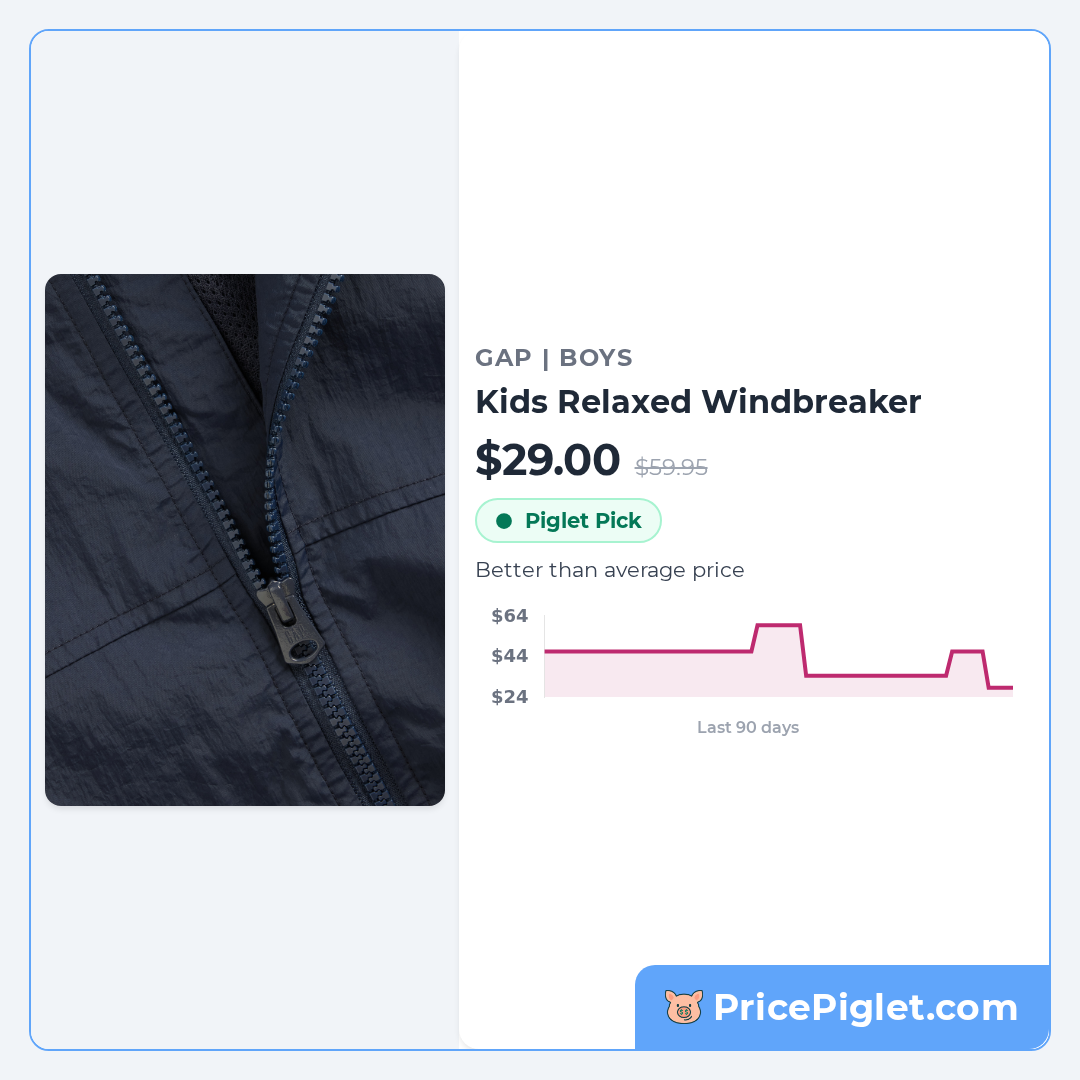 Kids Relaxed Windbreaker