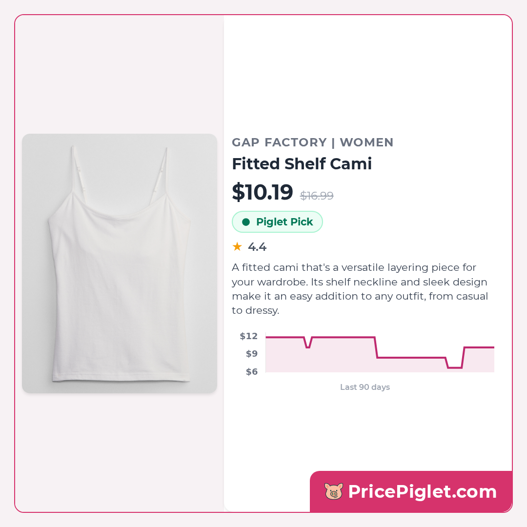 Fitted Shelf Cami