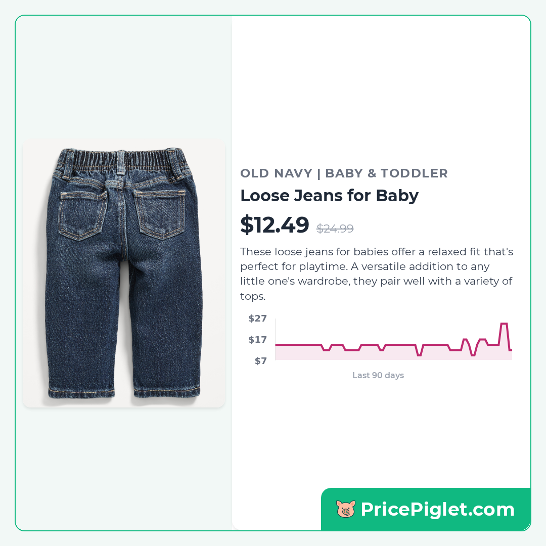 Loose Jeans for Baby