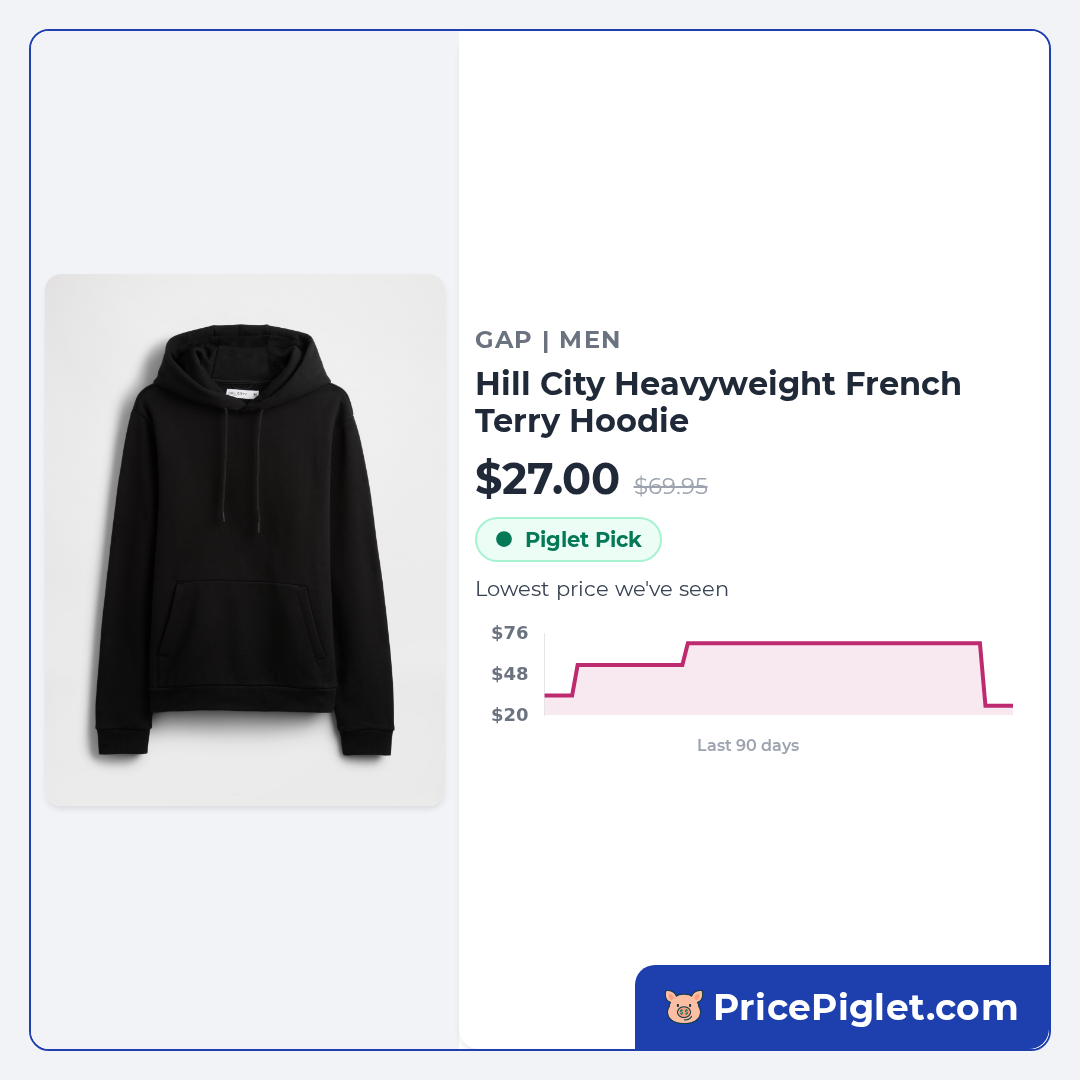 Hill City Heavyweight French Terry Hoodie