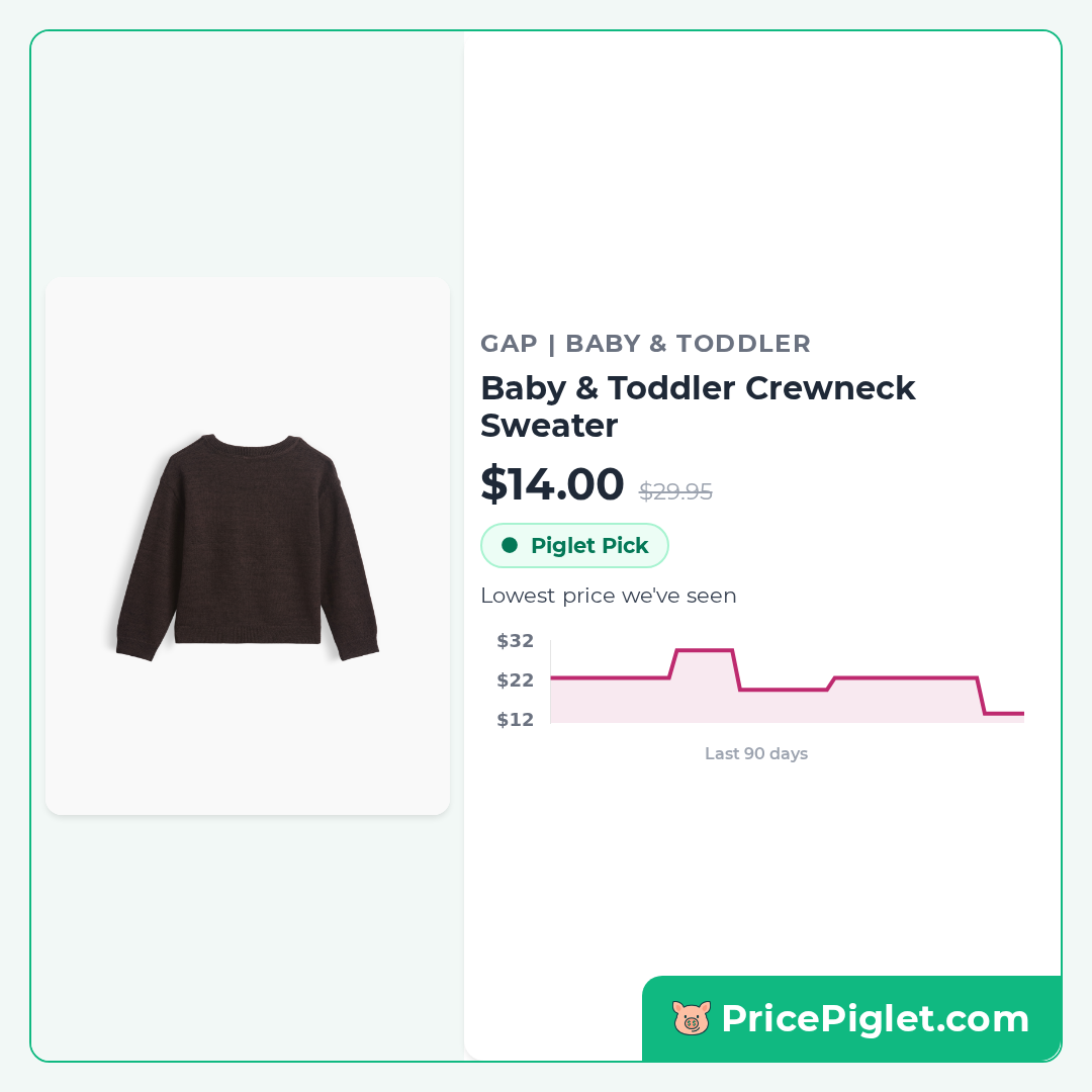 Baby & Toddler Crewneck Sweater