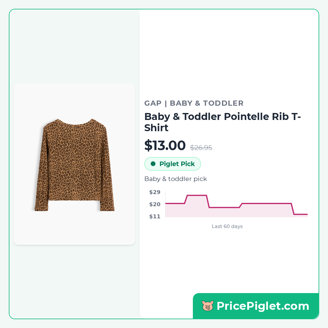 Baby & Toddler Pointelle Rib T-Shirt