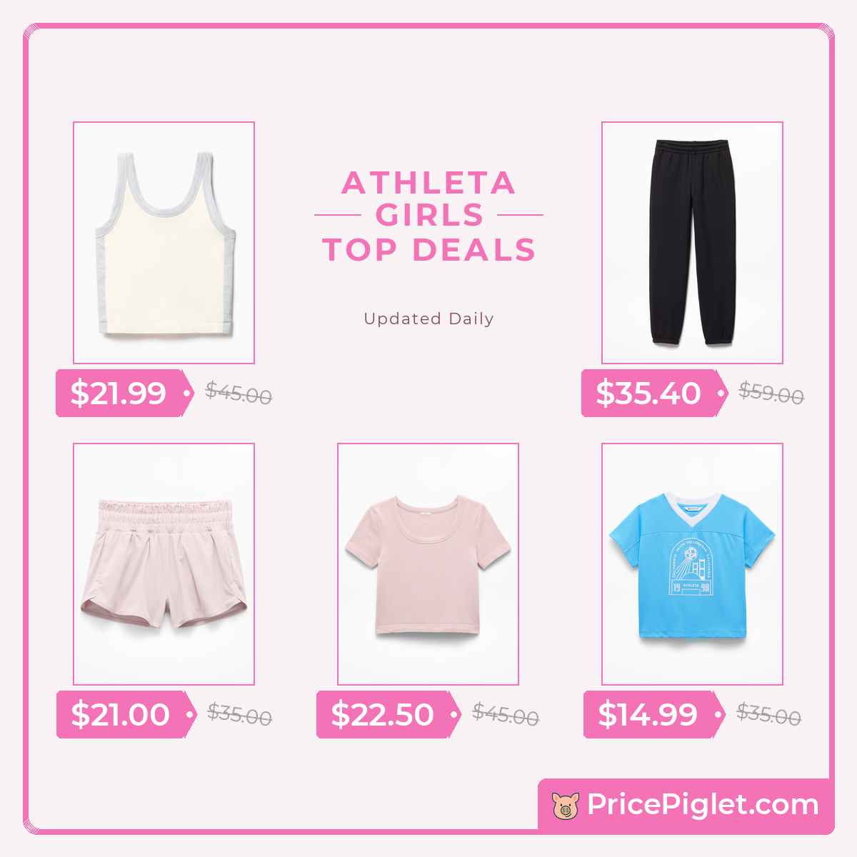 A Look at Girls' Picks at Athleta Today