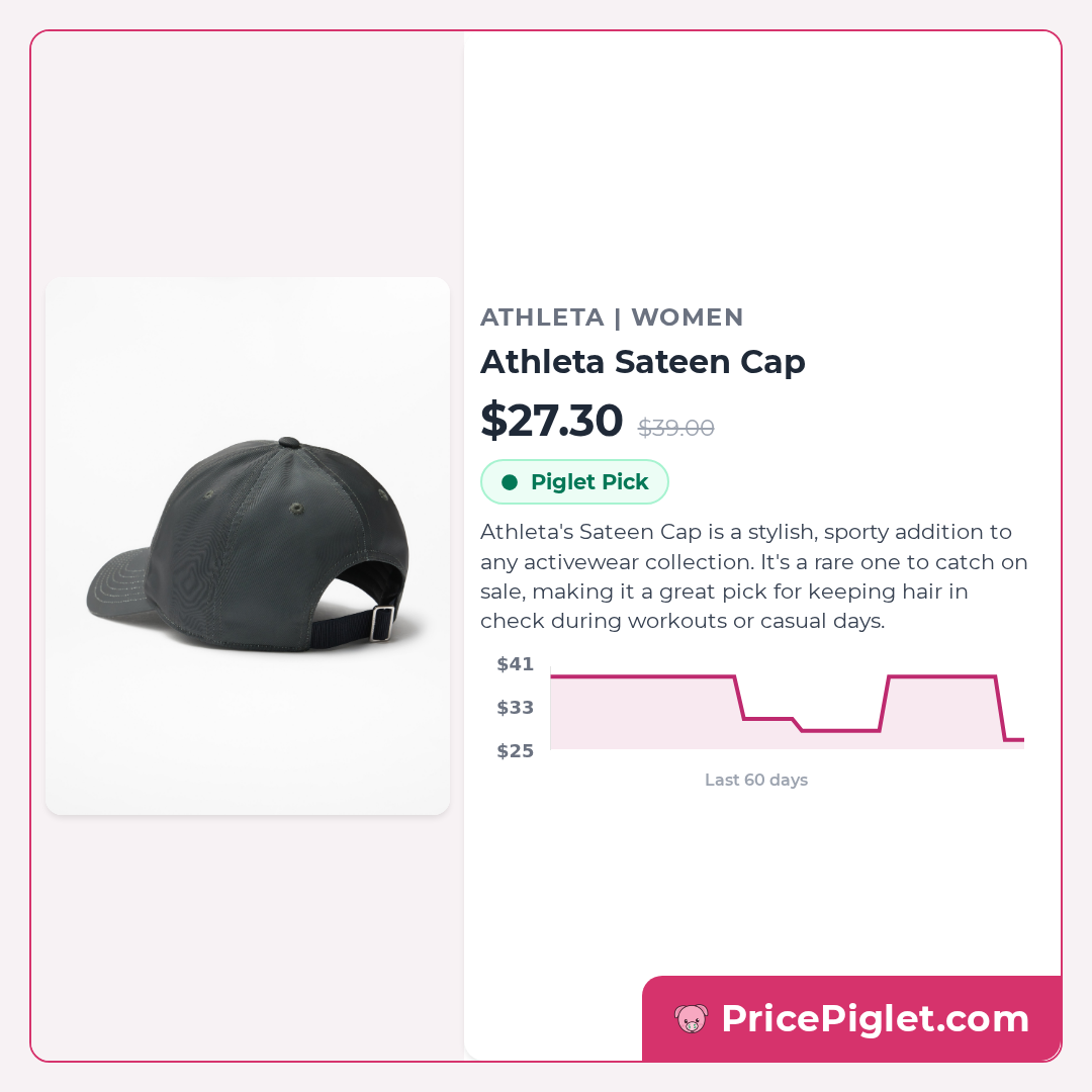 Athleta Sateen Cap