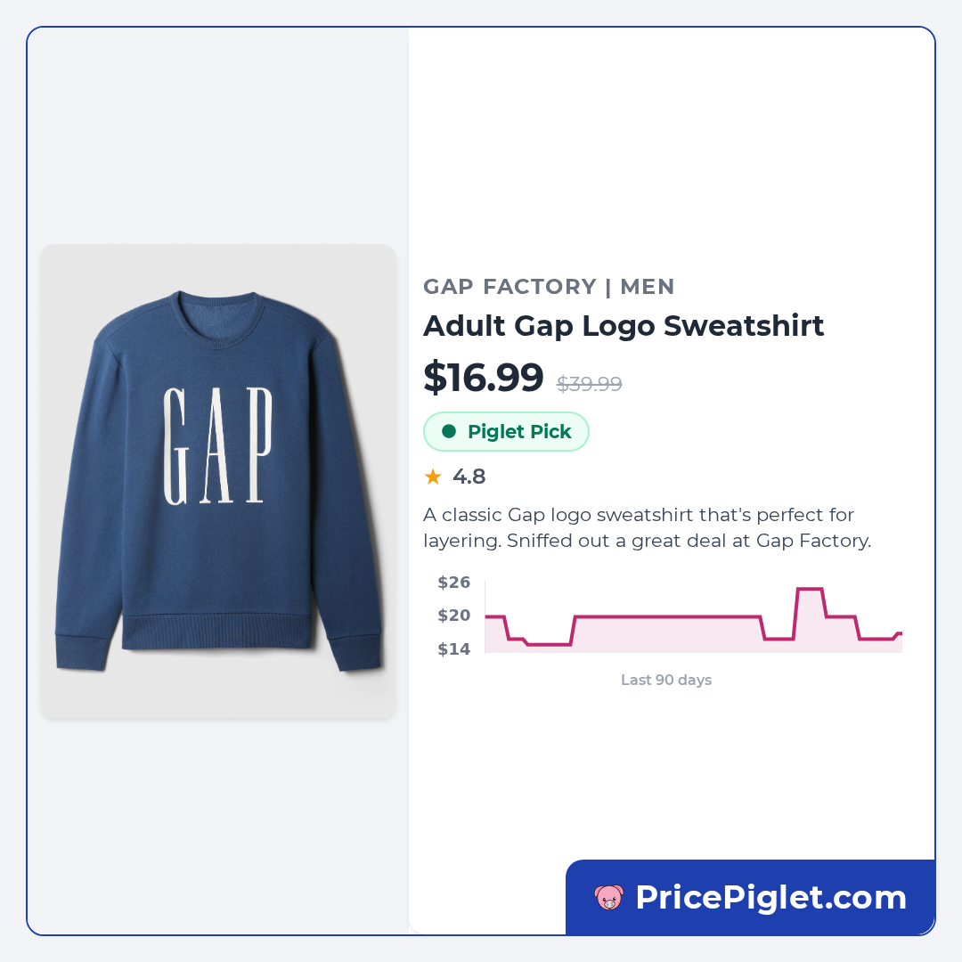 Adult Gap Logo Sweatshirt