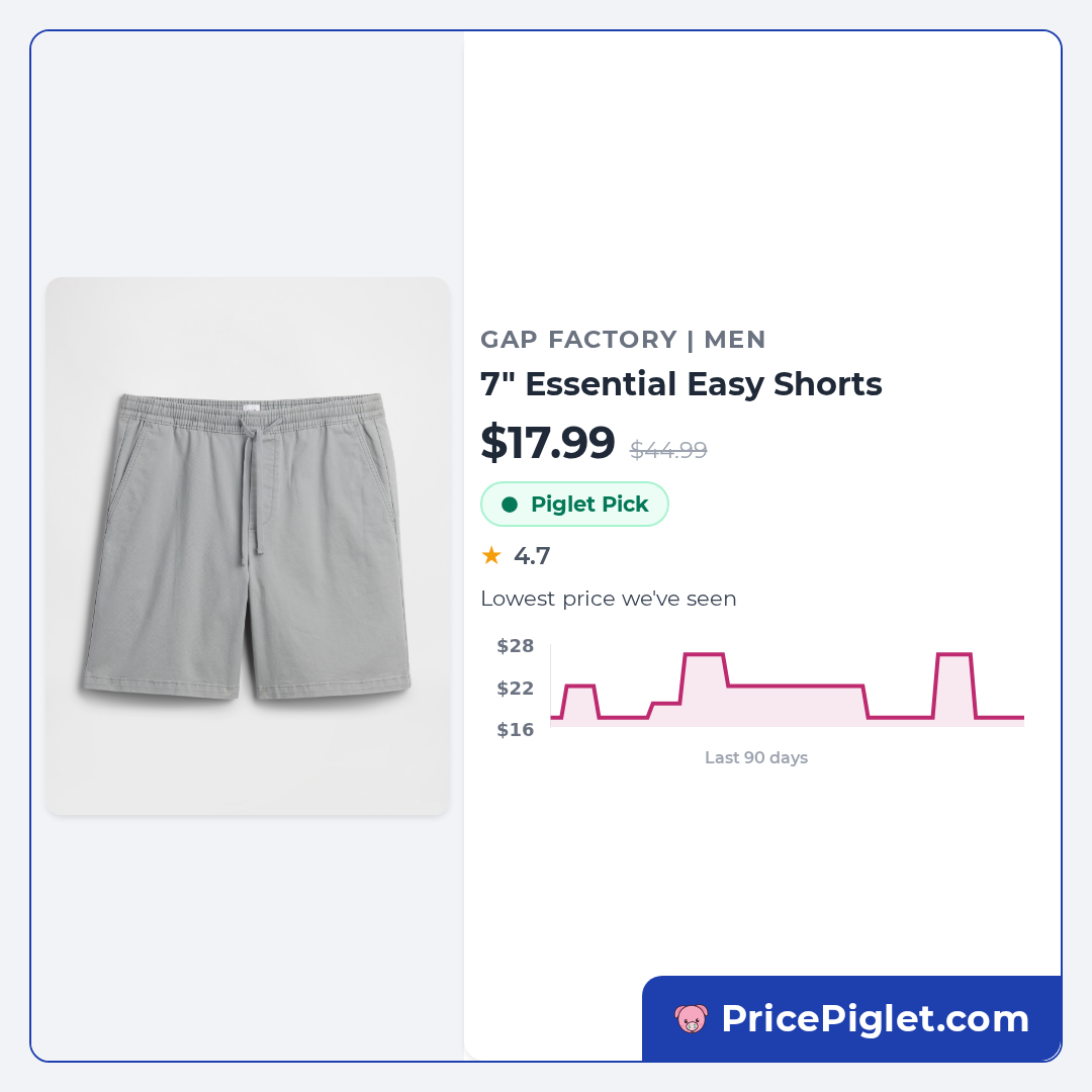 7" Essential Easy Shorts
