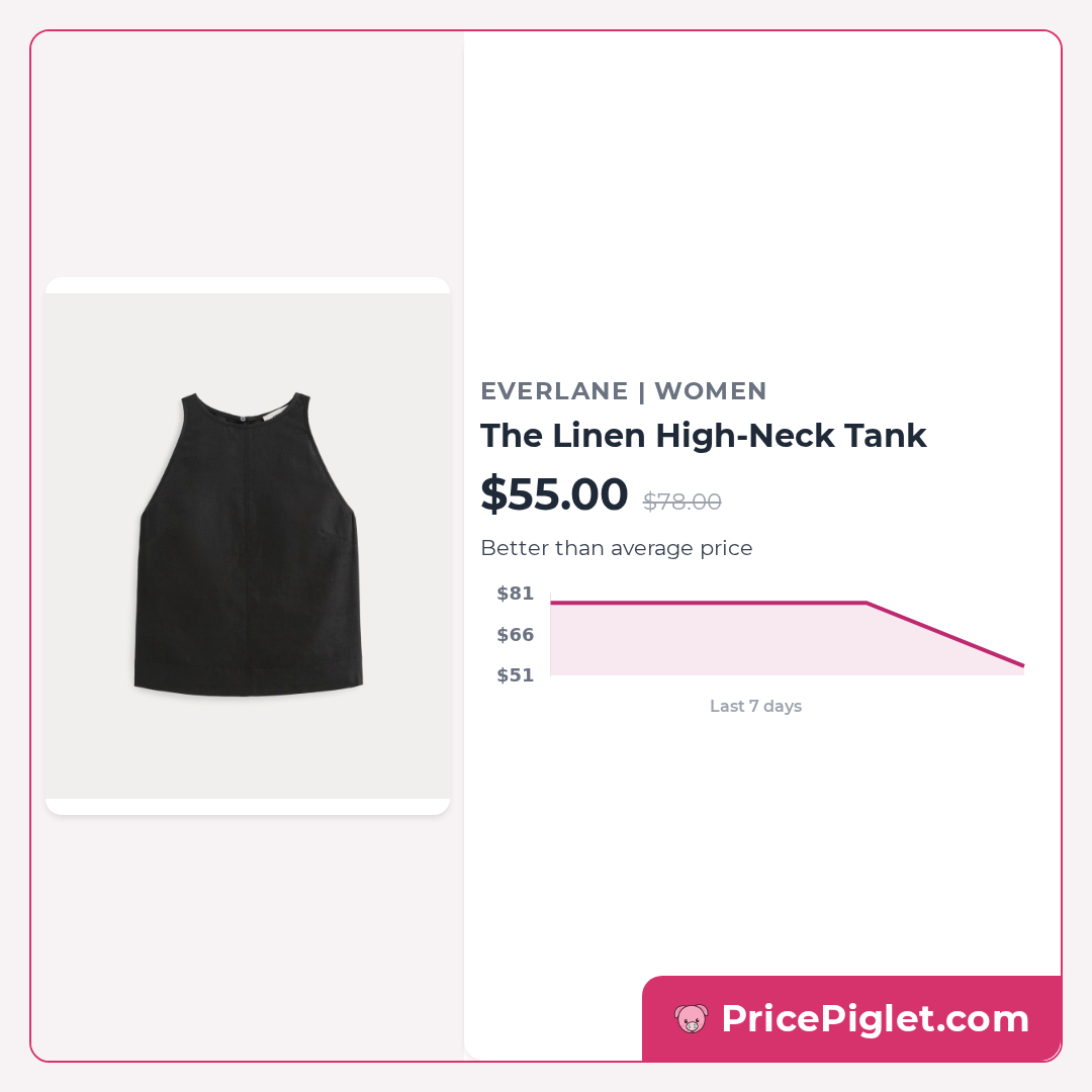 The Linen High-Neck Tank