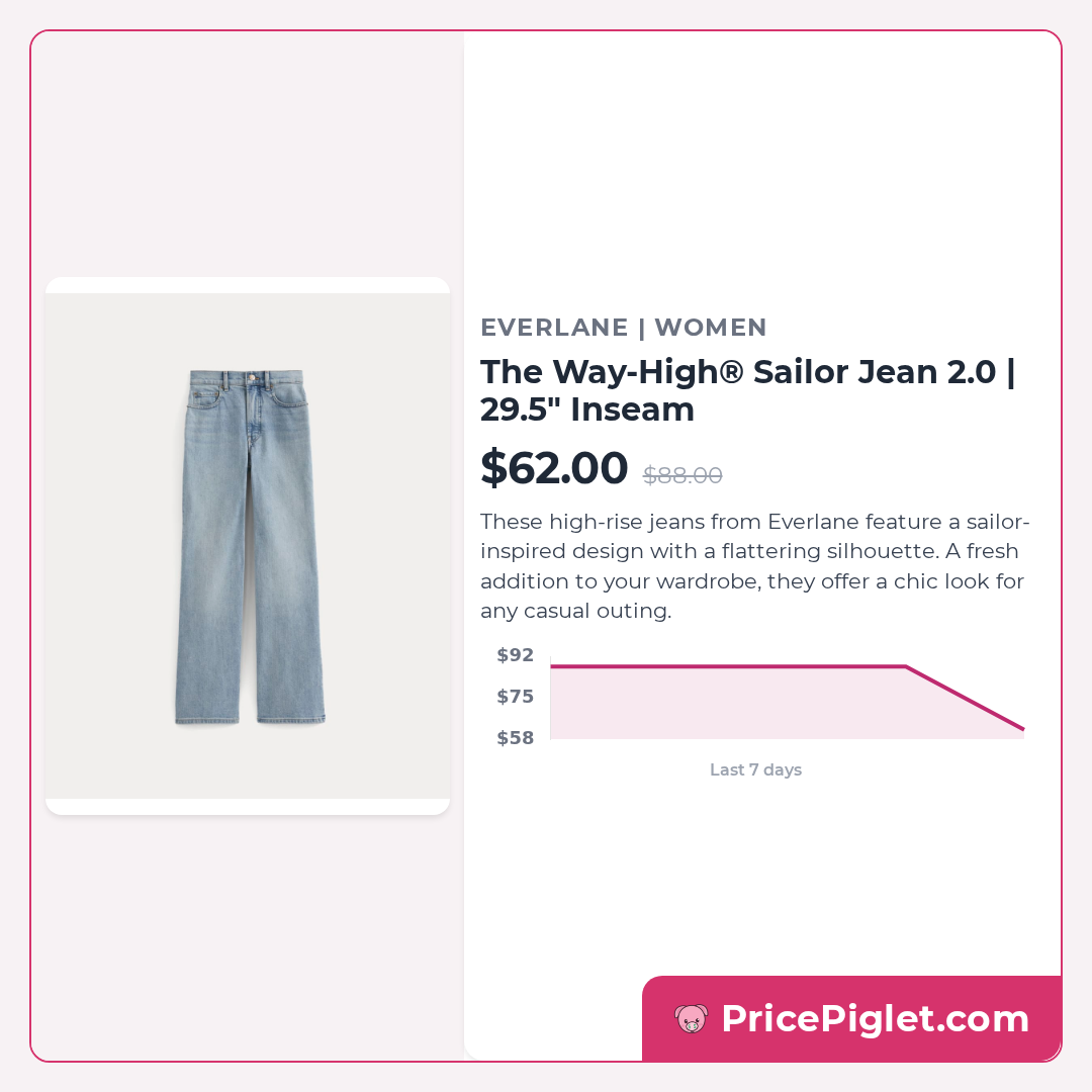 The Way-High® Sailor Jean 2.0 | 29.5" Inseam