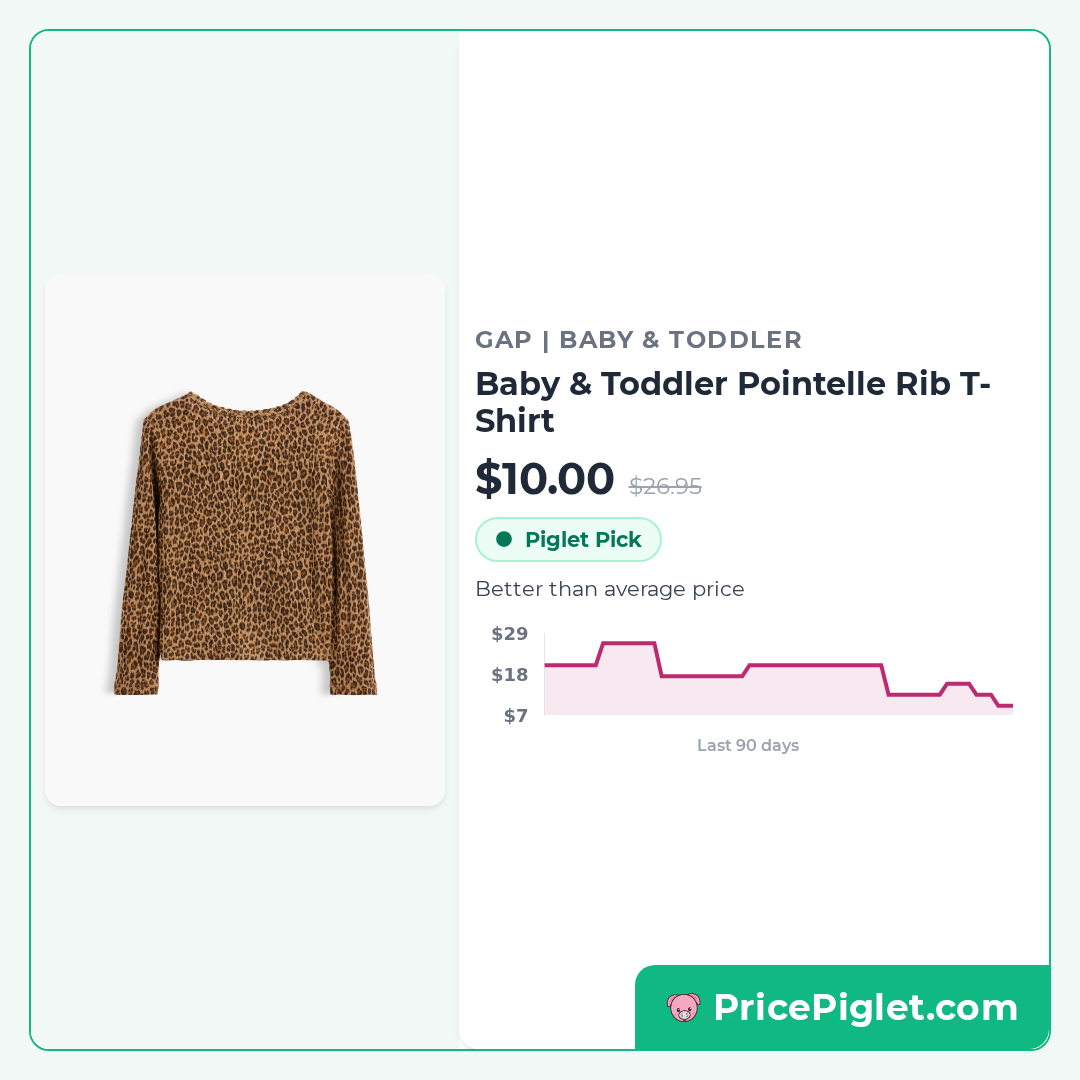 Baby & Toddler Pointelle Rib T-Shirt
