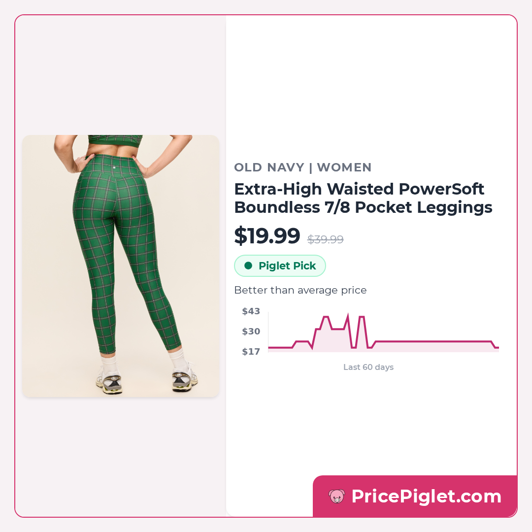 Extra-High Waisted PowerSoft Boundless 7/8 Pocket Leggings