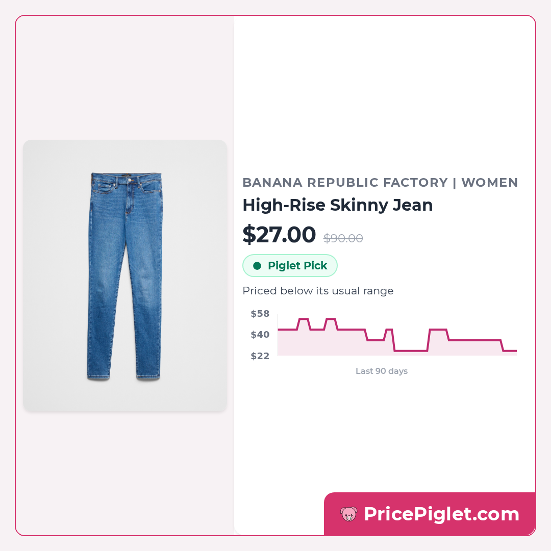 High-Rise Skinny Jean
