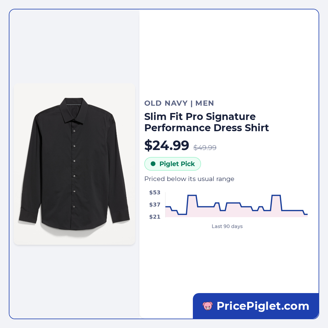 Slim Fit Pro Signature Performance Dress Shirt