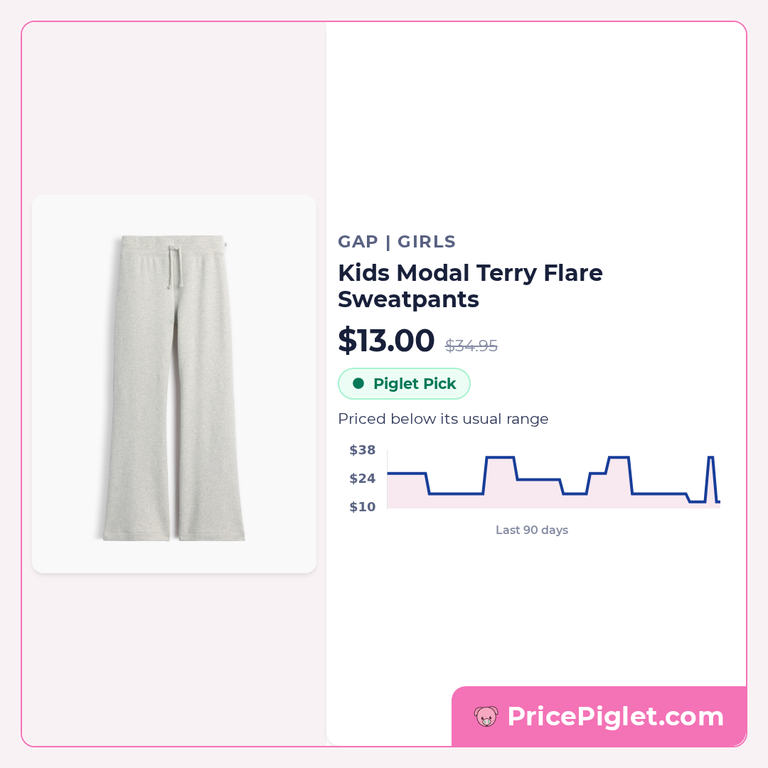 Kids Modal Terry Flare Sweatpants