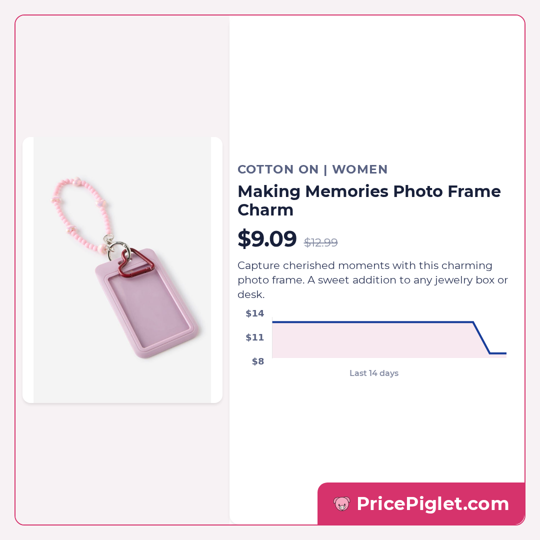 Making Memories Photo Frame Charm