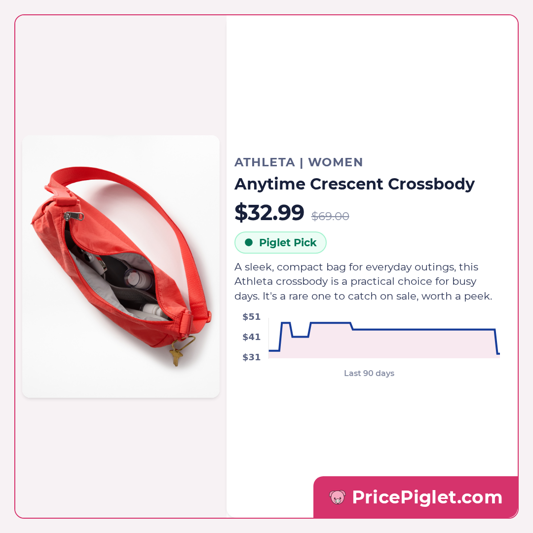 Anytime Crescent Crossbody