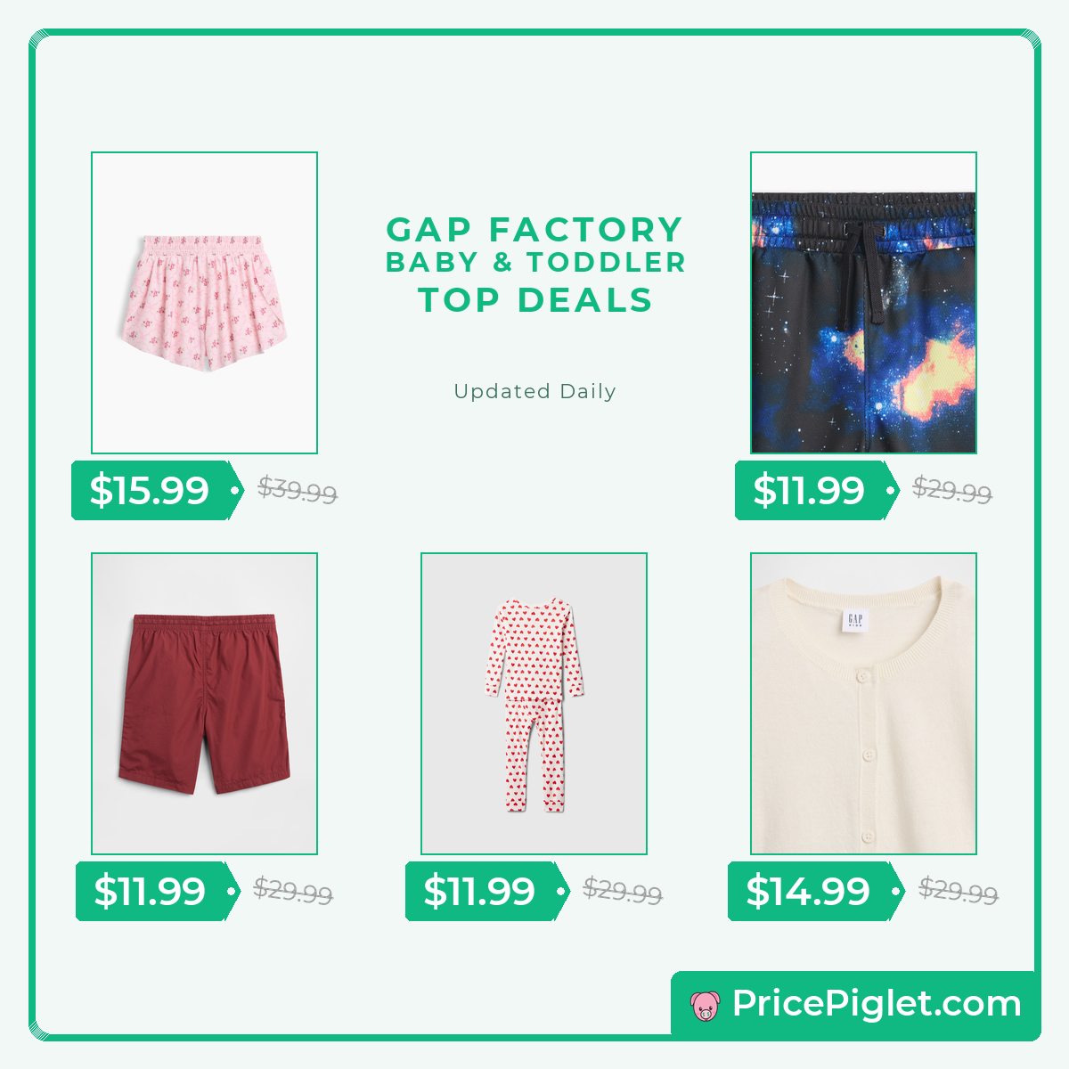 A Look at Baby & Toddler Picks at Gap Factory Today
