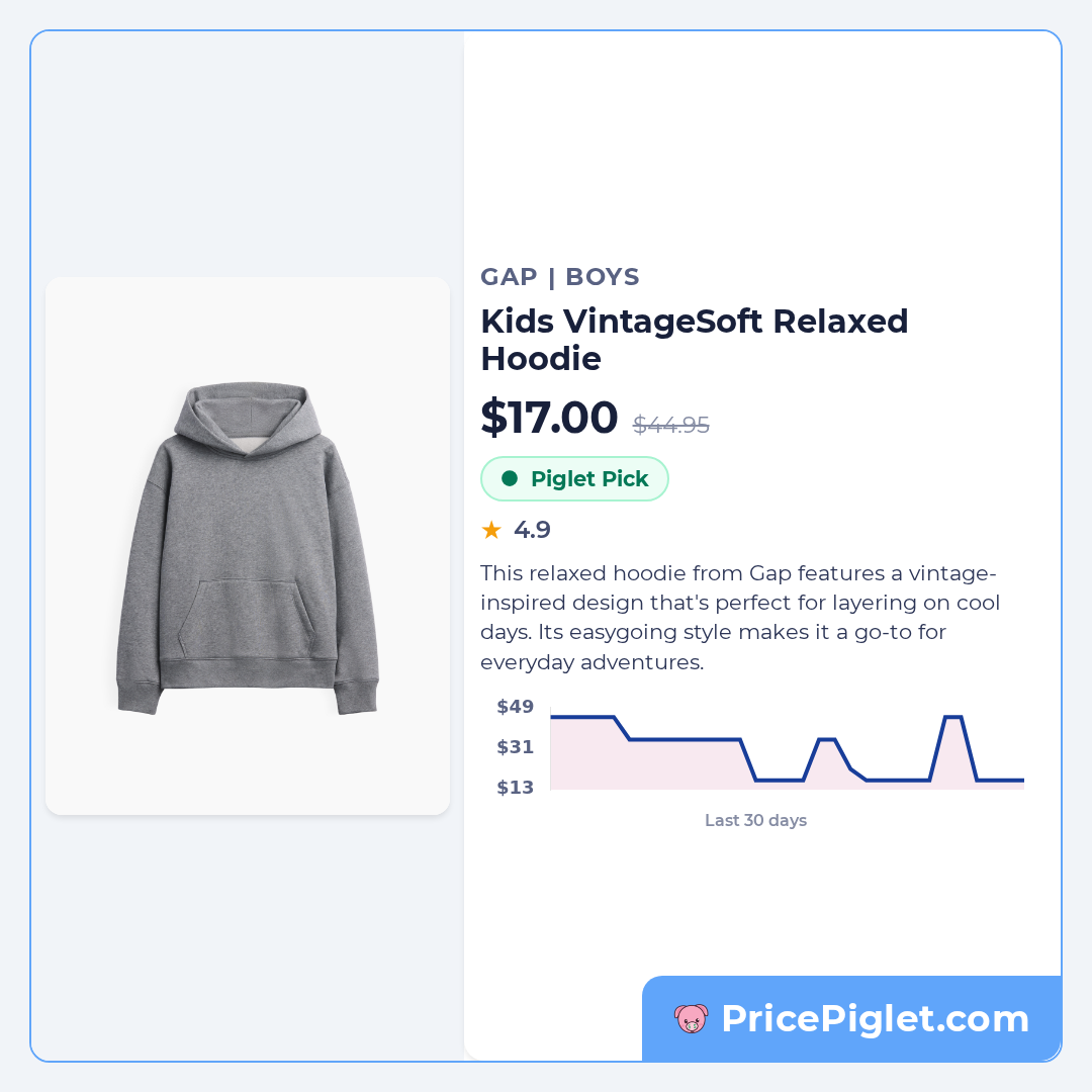 Kids VintageSoft Relaxed Hoodie