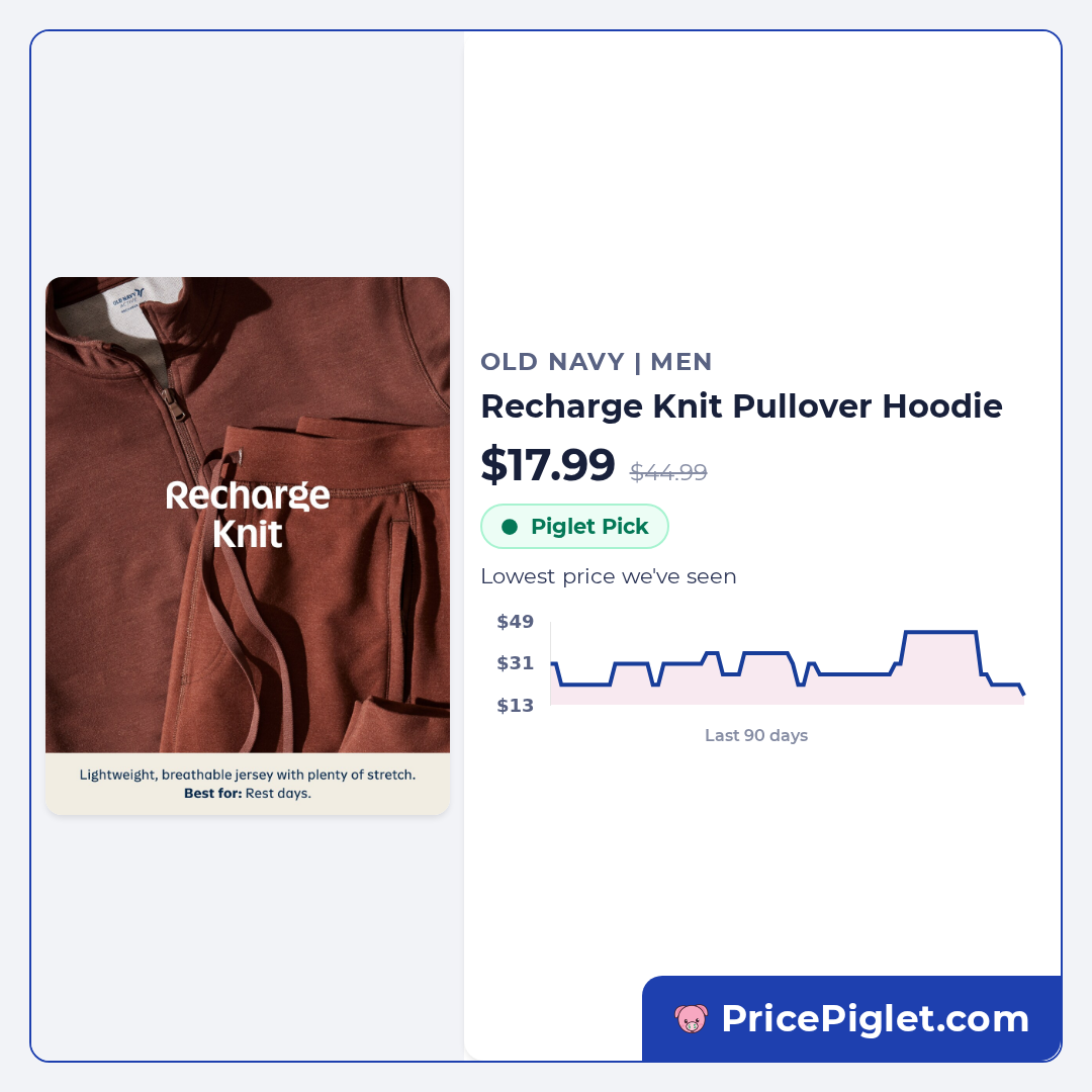 Recharge Knit Pullover Hoodie