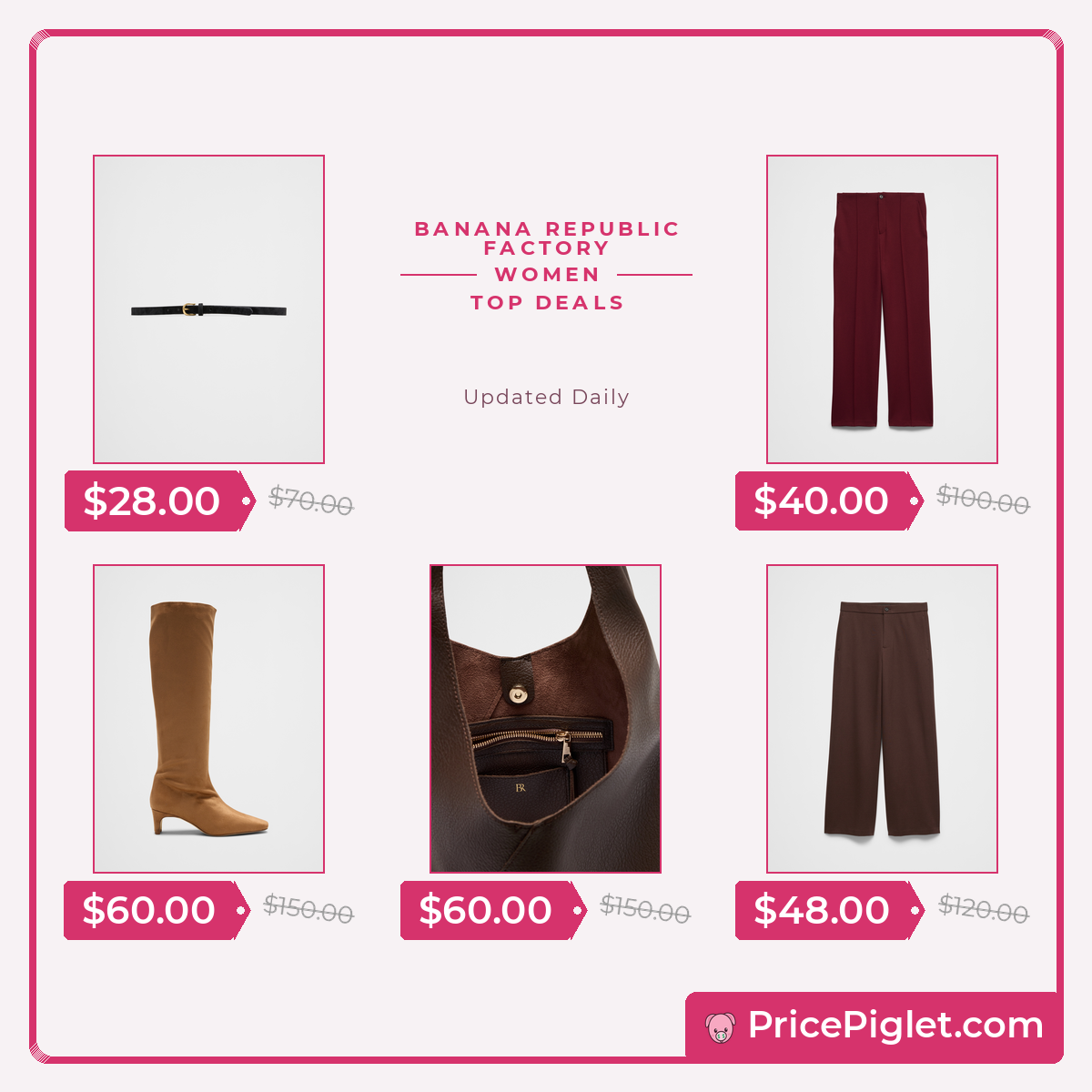 A Look at Women's Picks at Banana Republic Factory Today