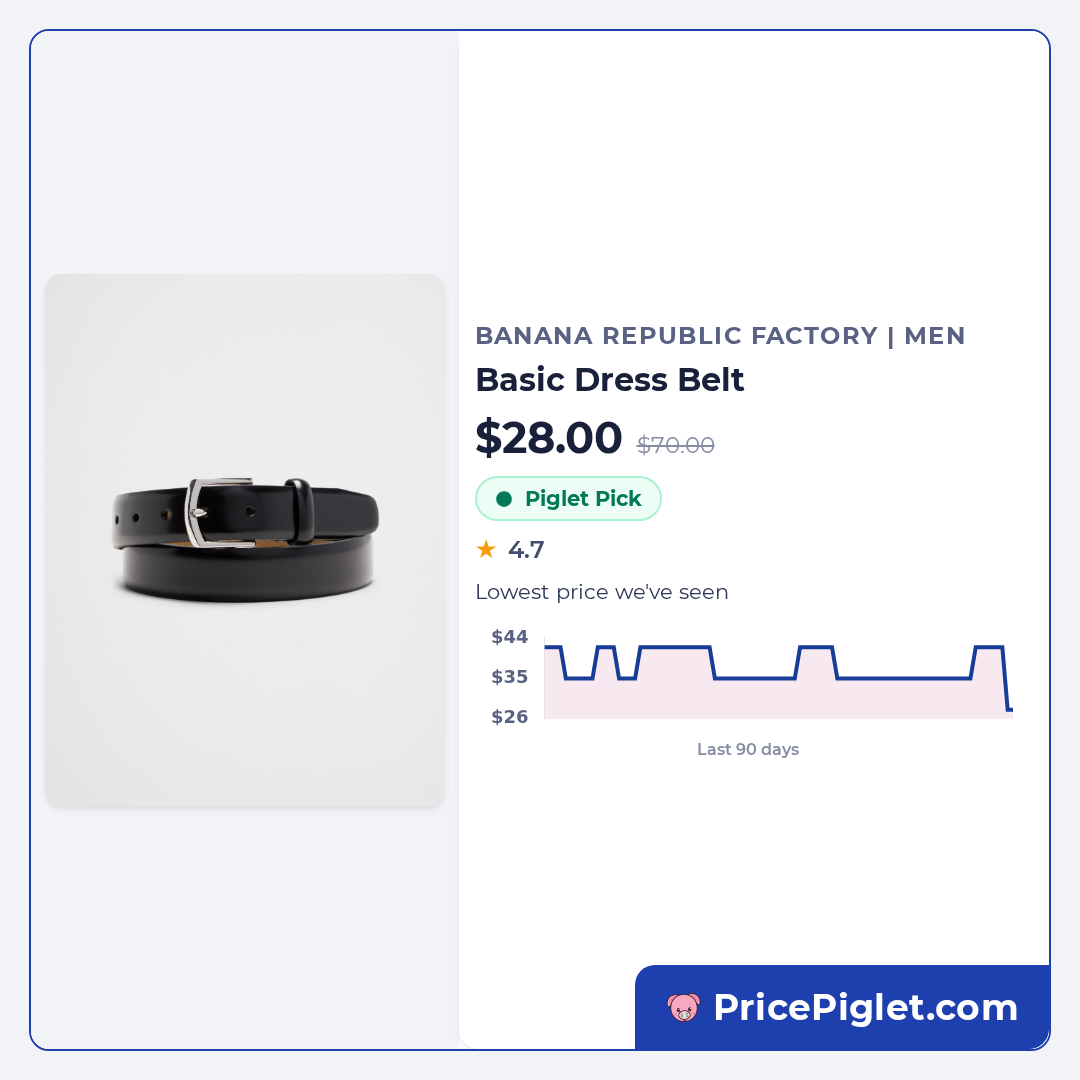 Basic Dress Belt