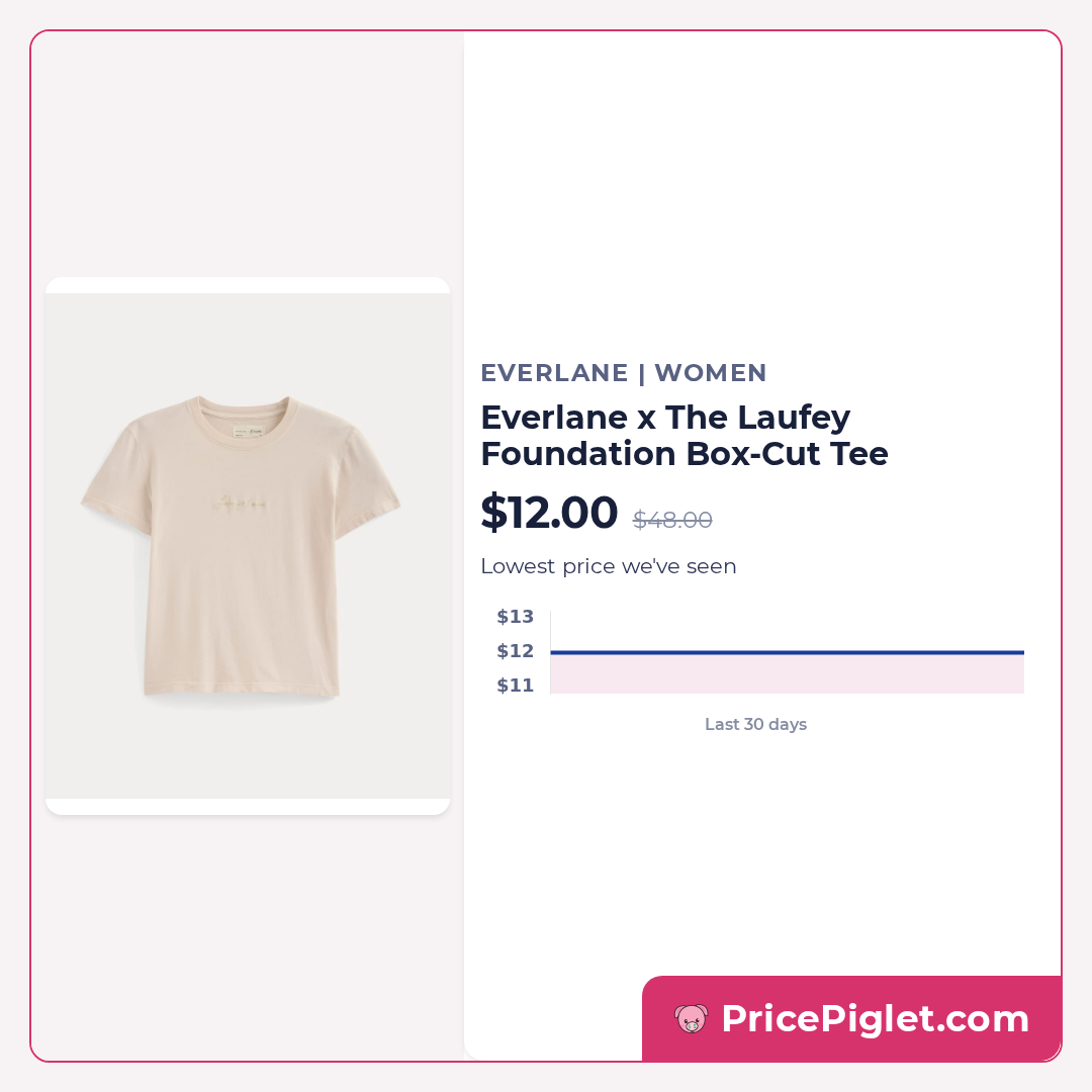 Everlane x The Laufey Foundation Box-Cut Tee