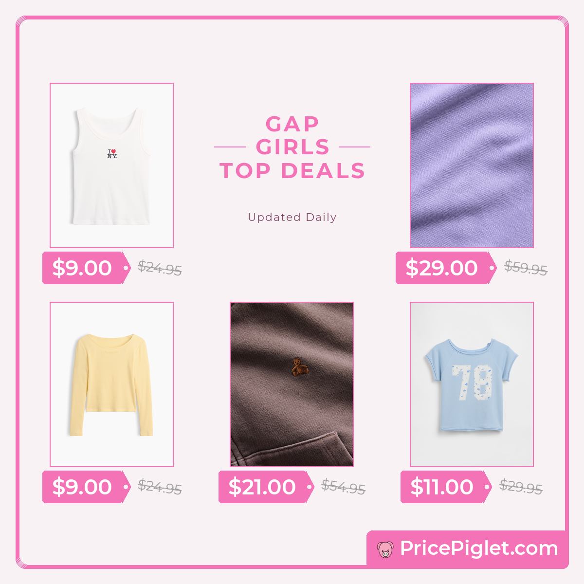 Girls' Deals at Gap Today