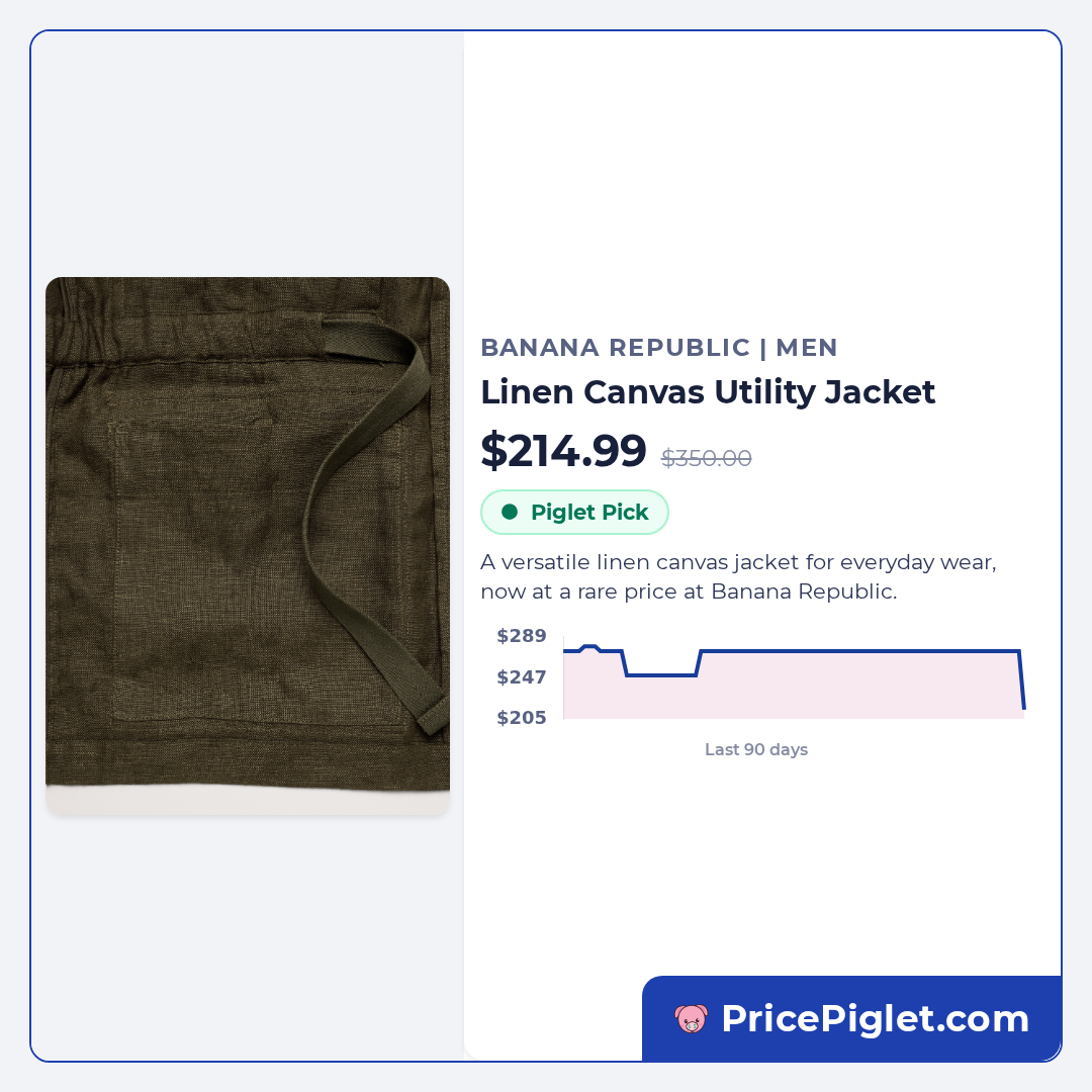 Linen Canvas Utility Jacket
