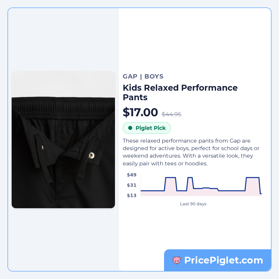 Kids Relaxed Performance Pants