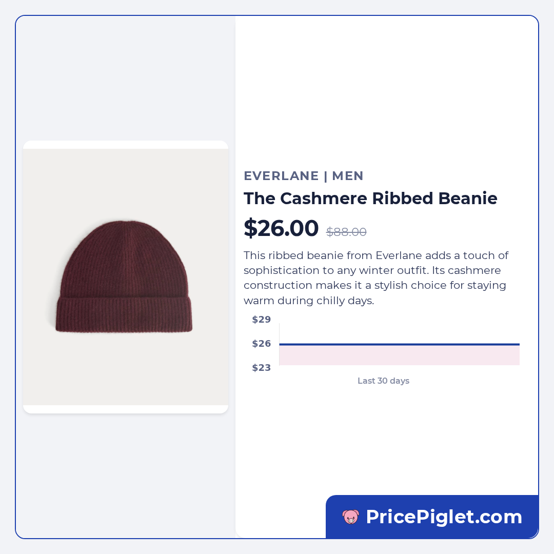 The Cashmere Ribbed Beanie