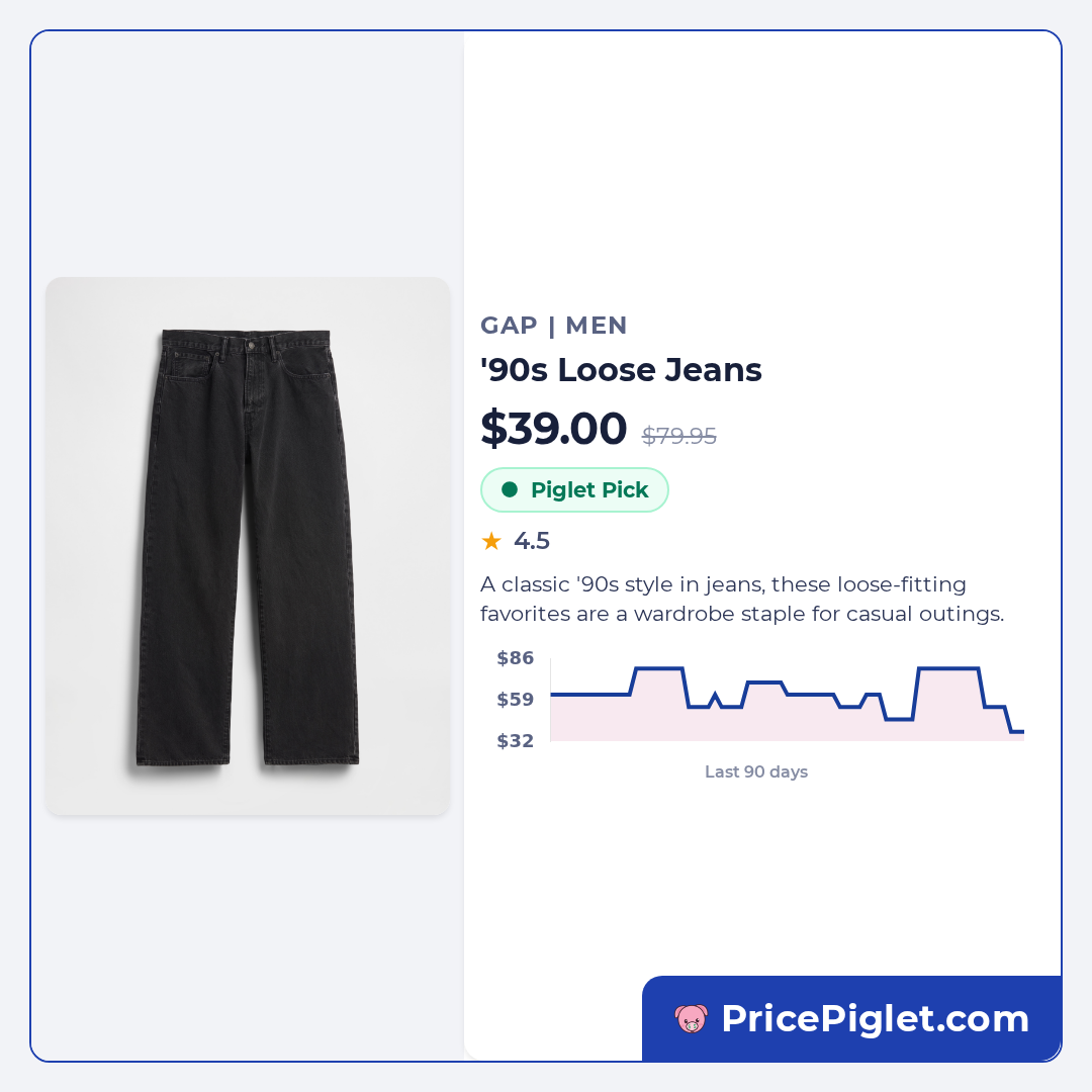 '90s Loose Jeans
