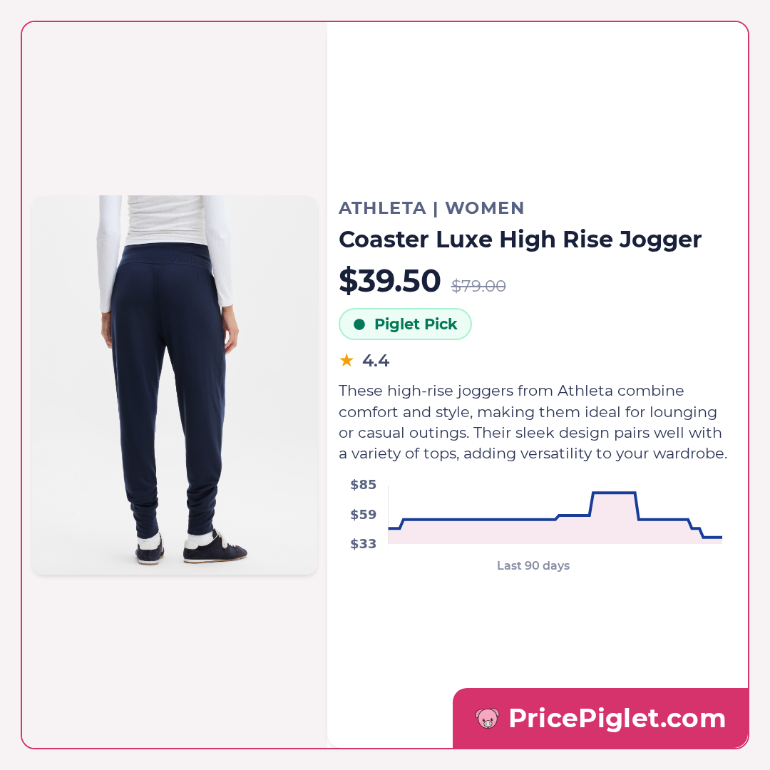 Coaster Luxe High Rise Jogger