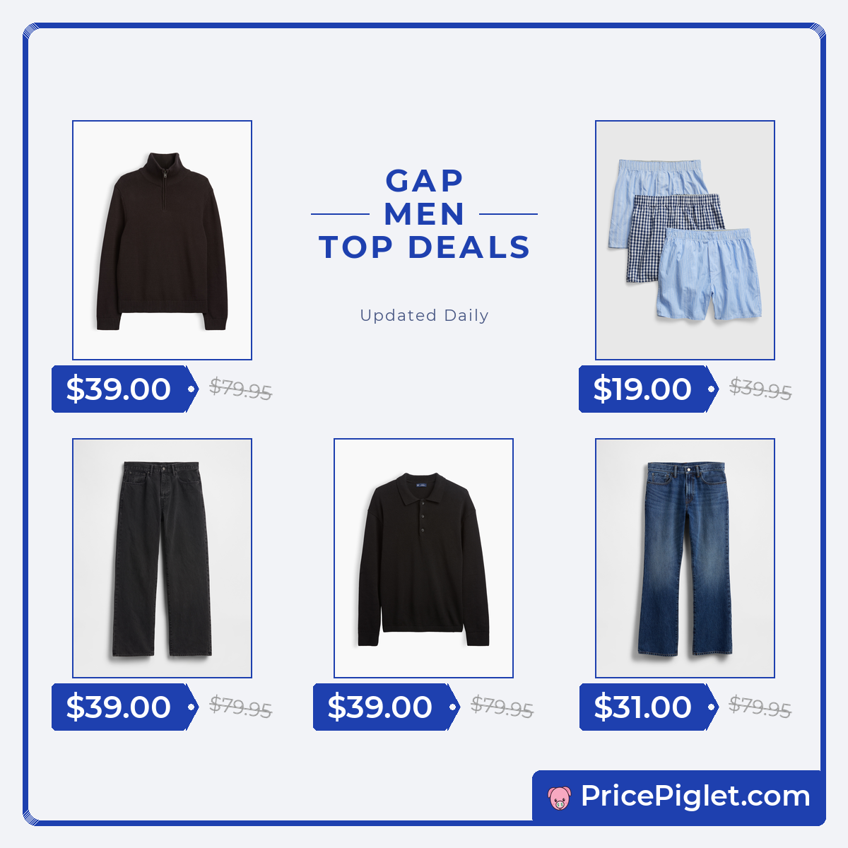 Best Men's Deals at Gap Today