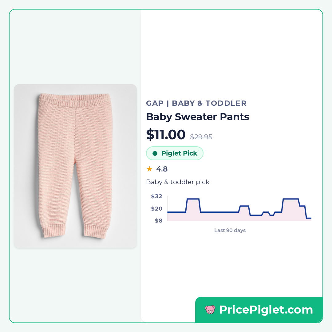 Baby Sweater Pants