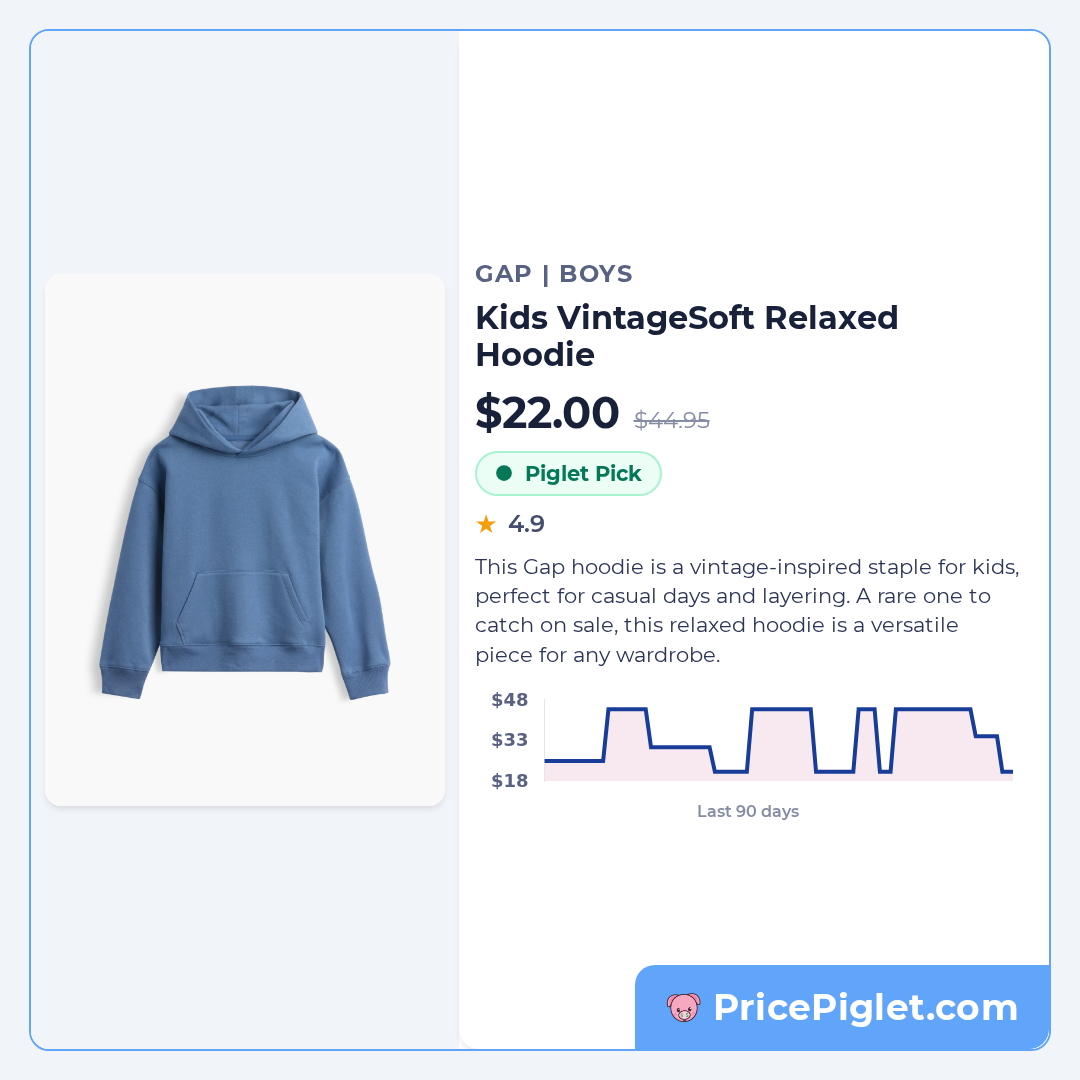 Kids VintageSoft Relaxed Hoodie