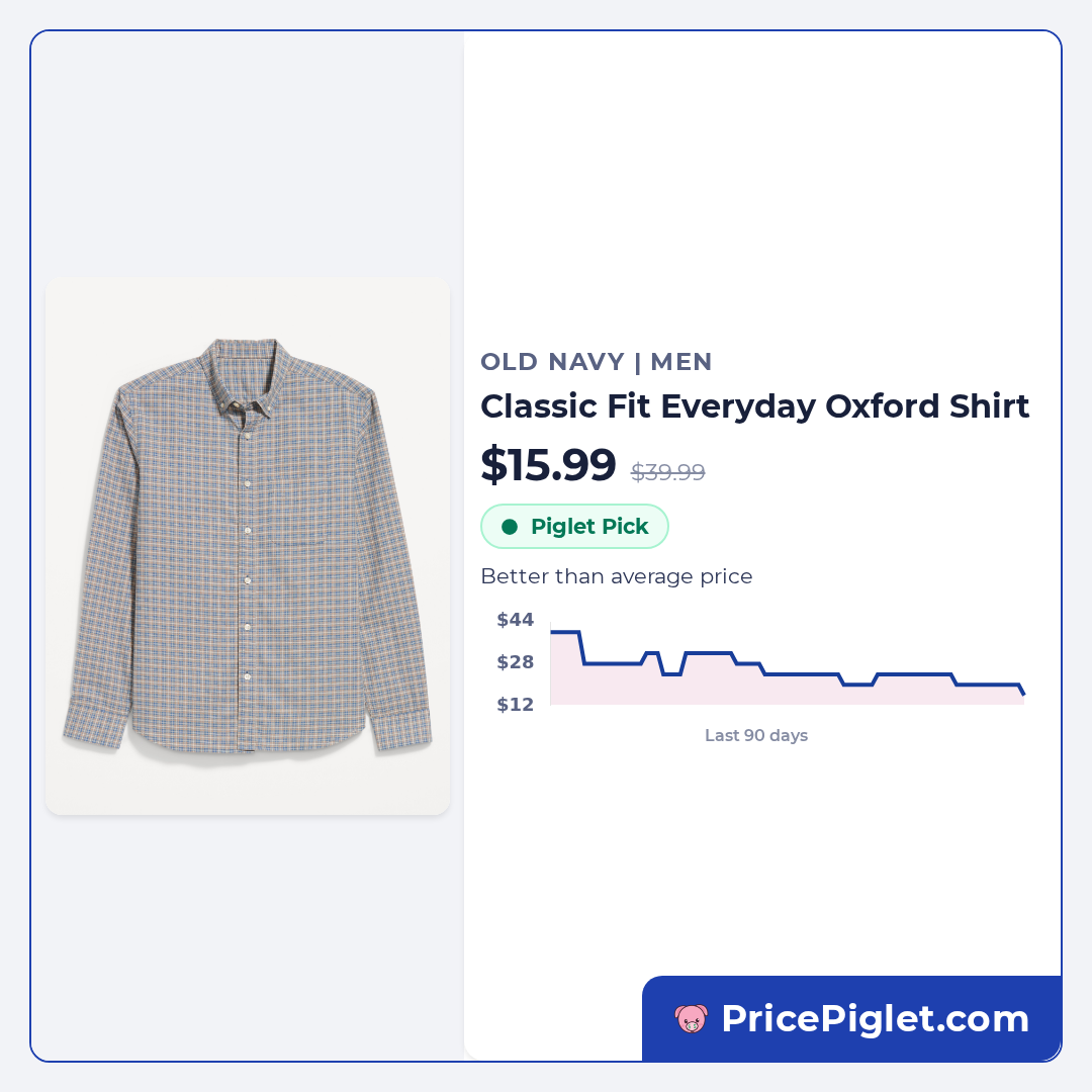 Classic Fit Everyday Oxford Shirt