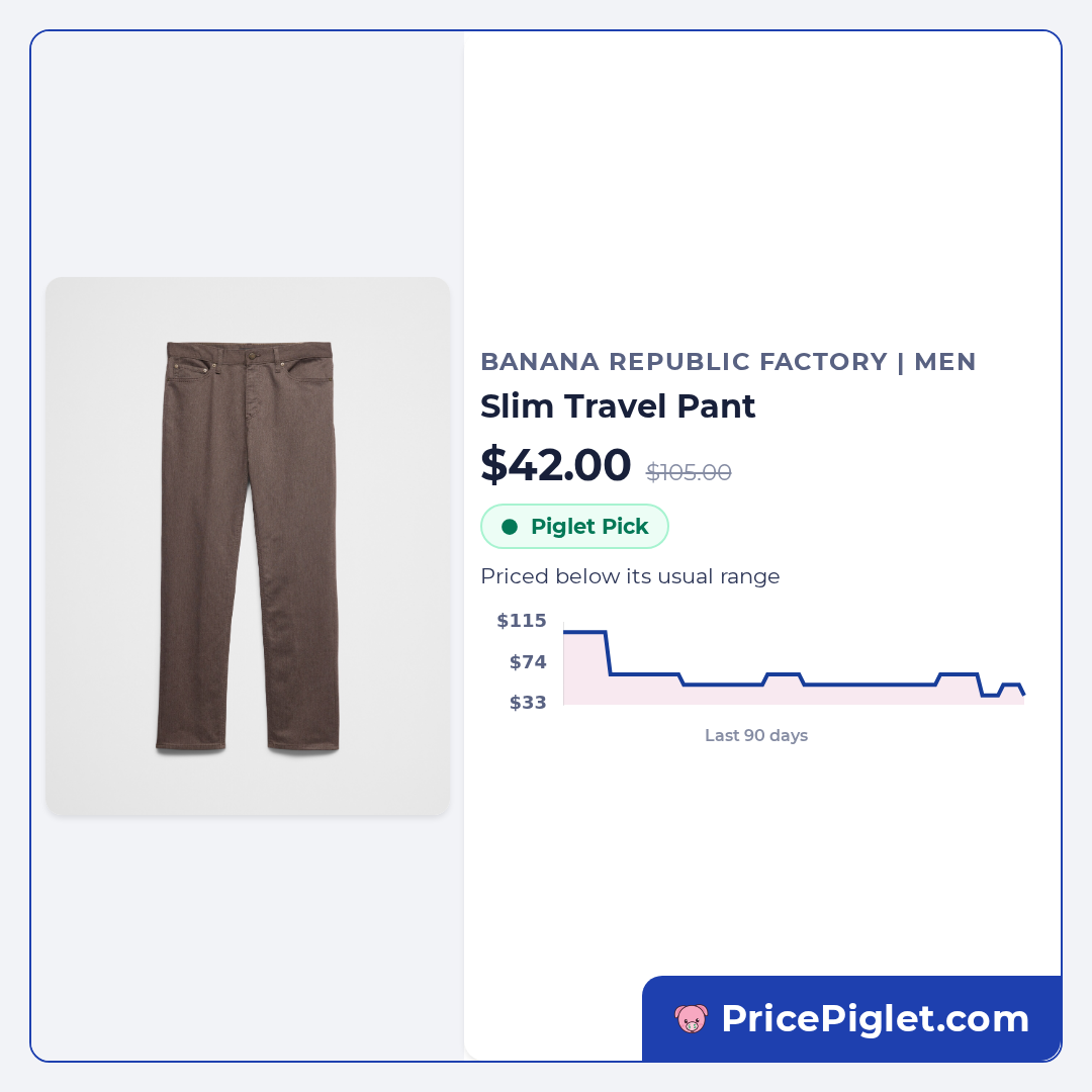 Slim Travel Pant