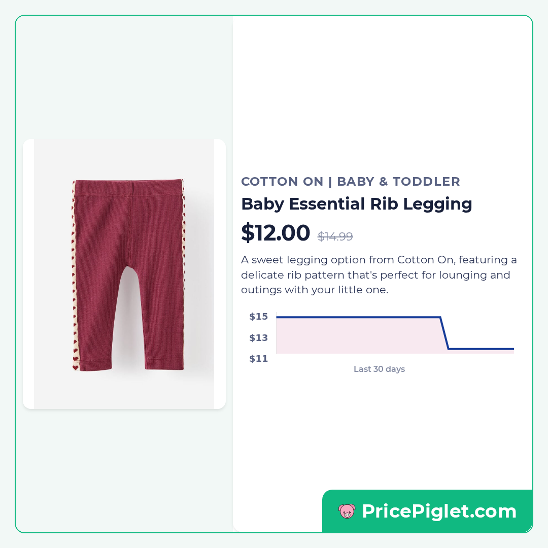 Baby Essential Rib Legging