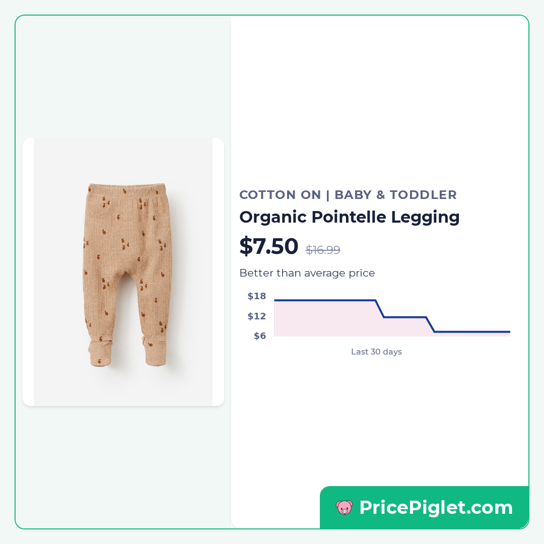 Organic Pointelle Legging