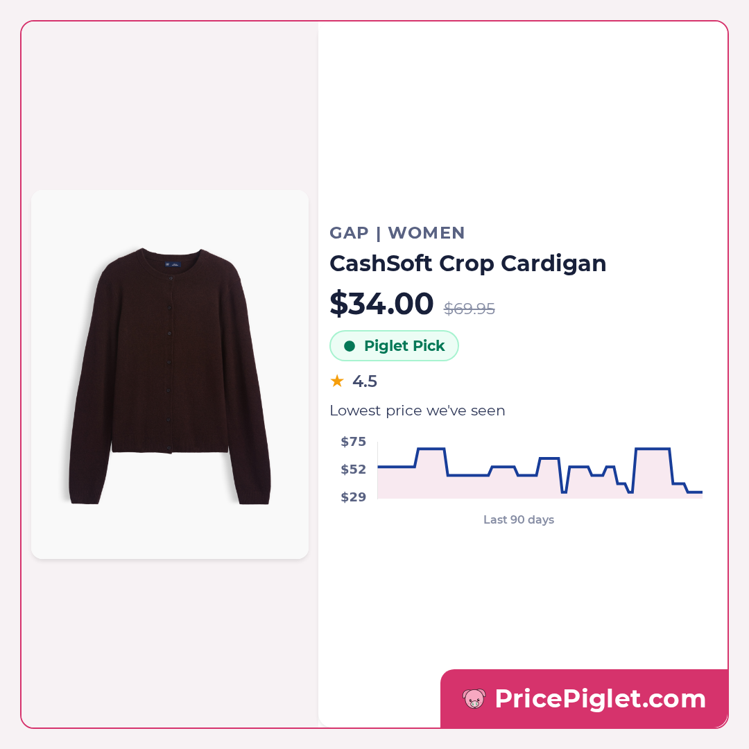 CashSoft Crop Cardigan