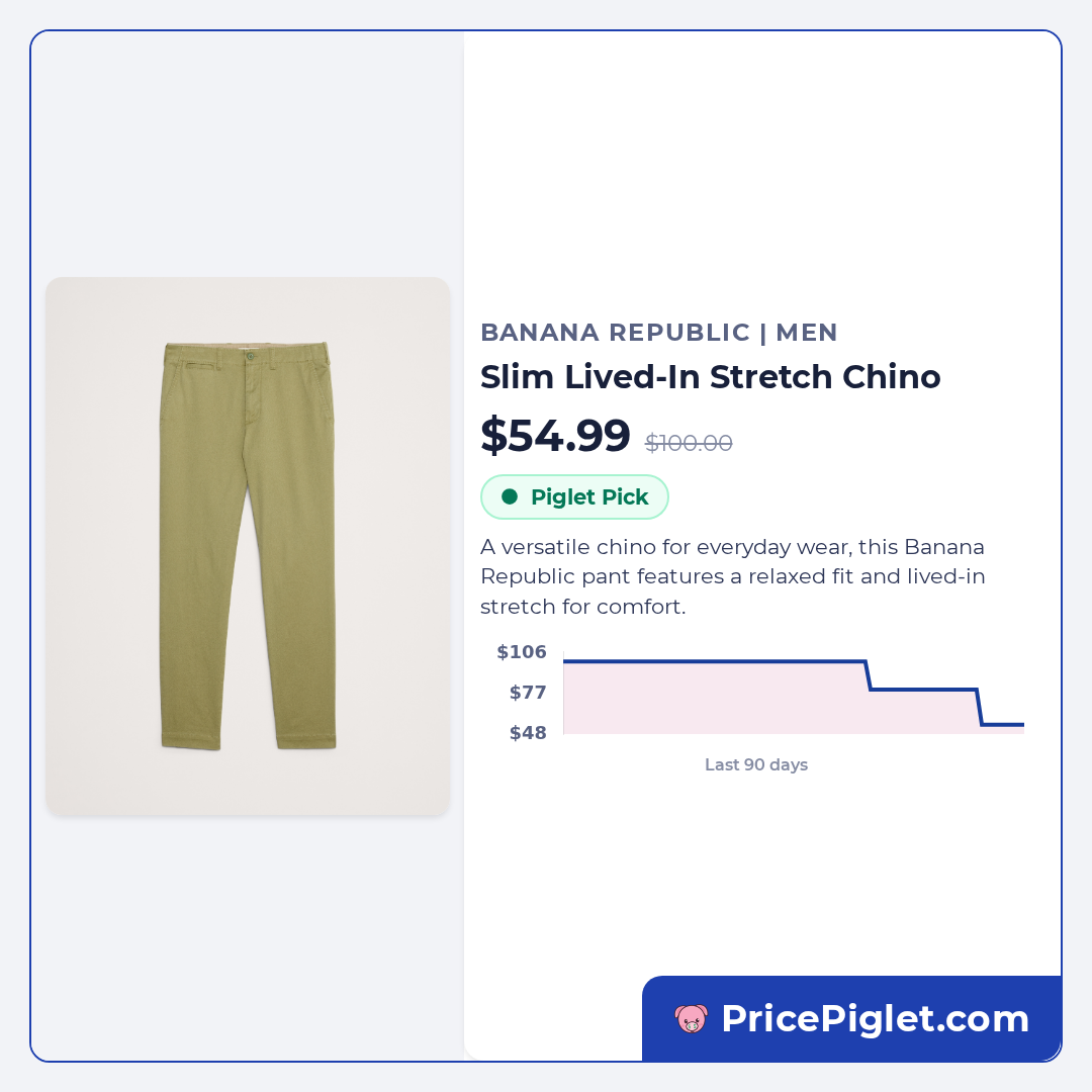 Slim Lived-In Stretch Chino