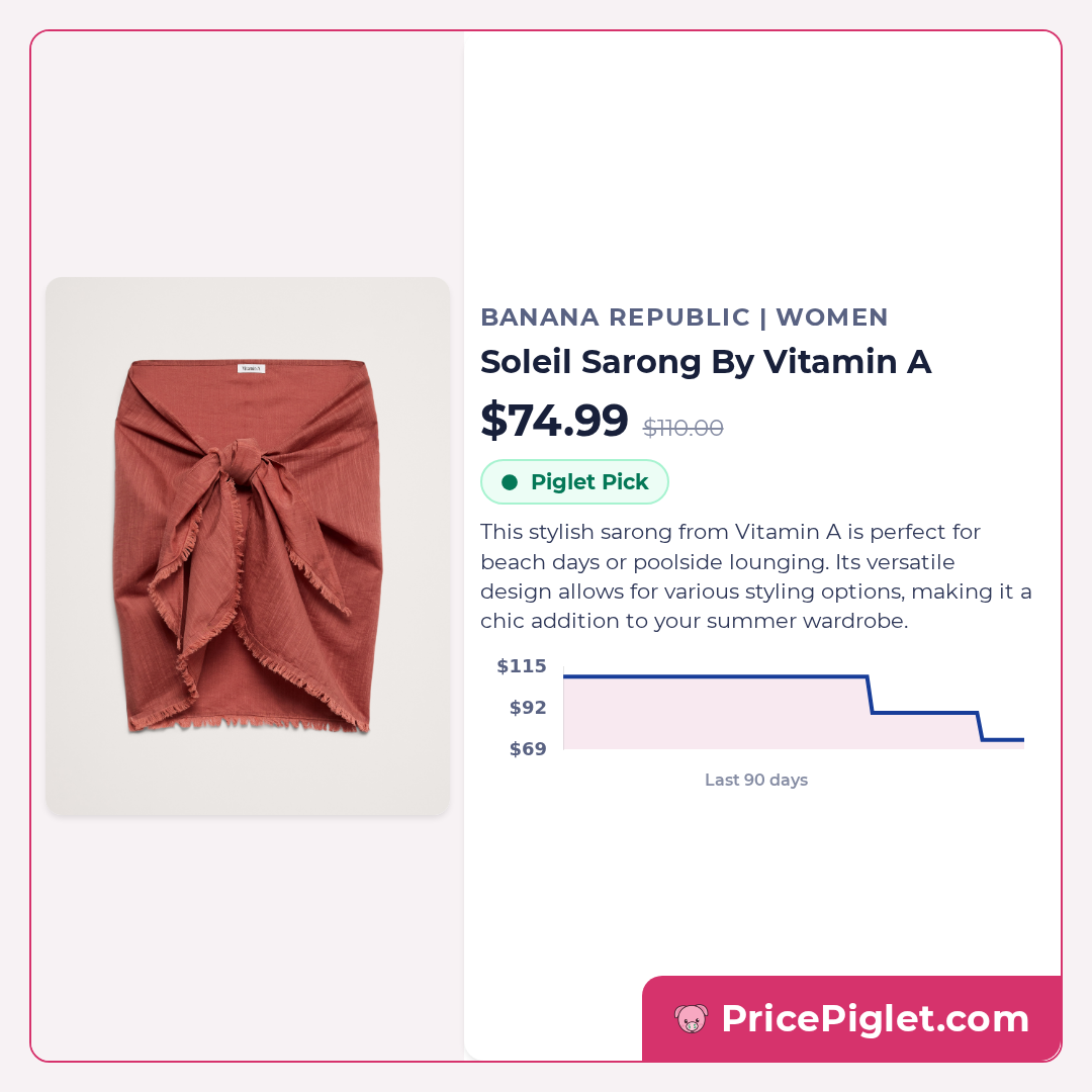 Soleil Sarong By Vitamin A