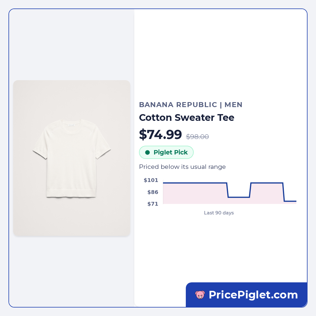 Cotton Sweater Tee