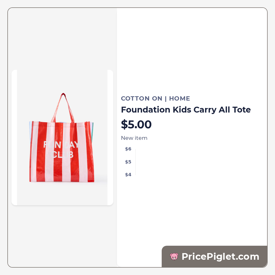 Foundation Kids Carry All Tote