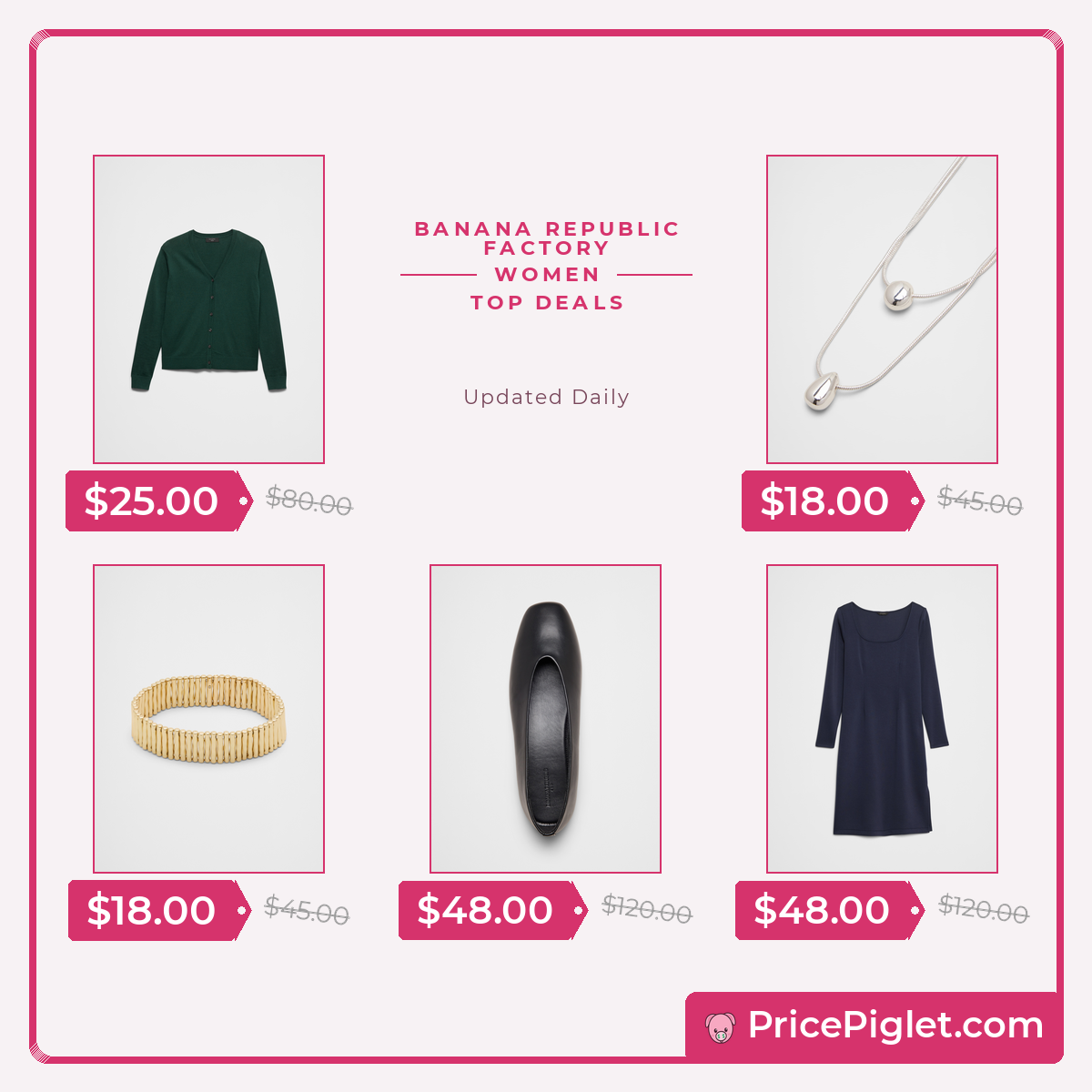 Banana Republic Factory Women's Picks from the Sale Today