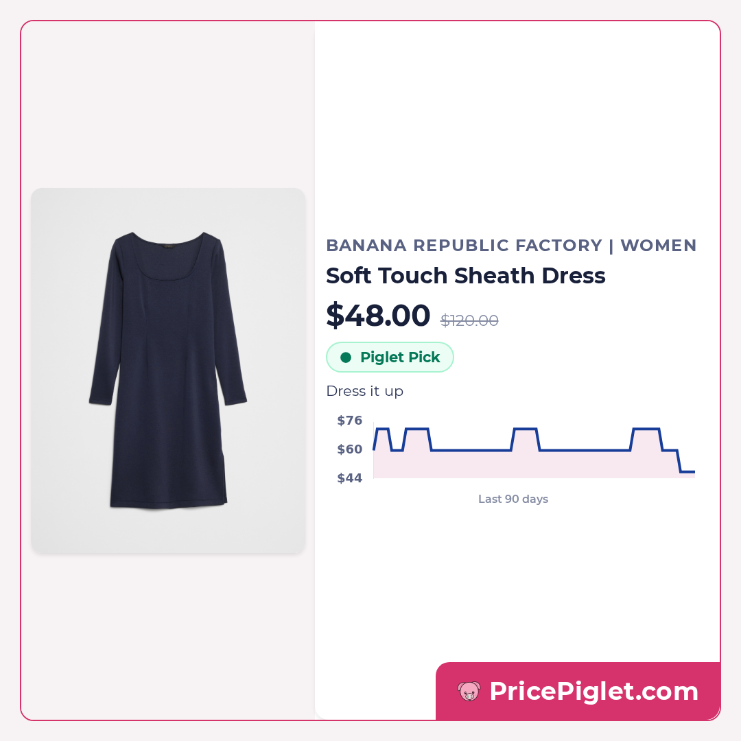 Soft Touch Sheath Dress